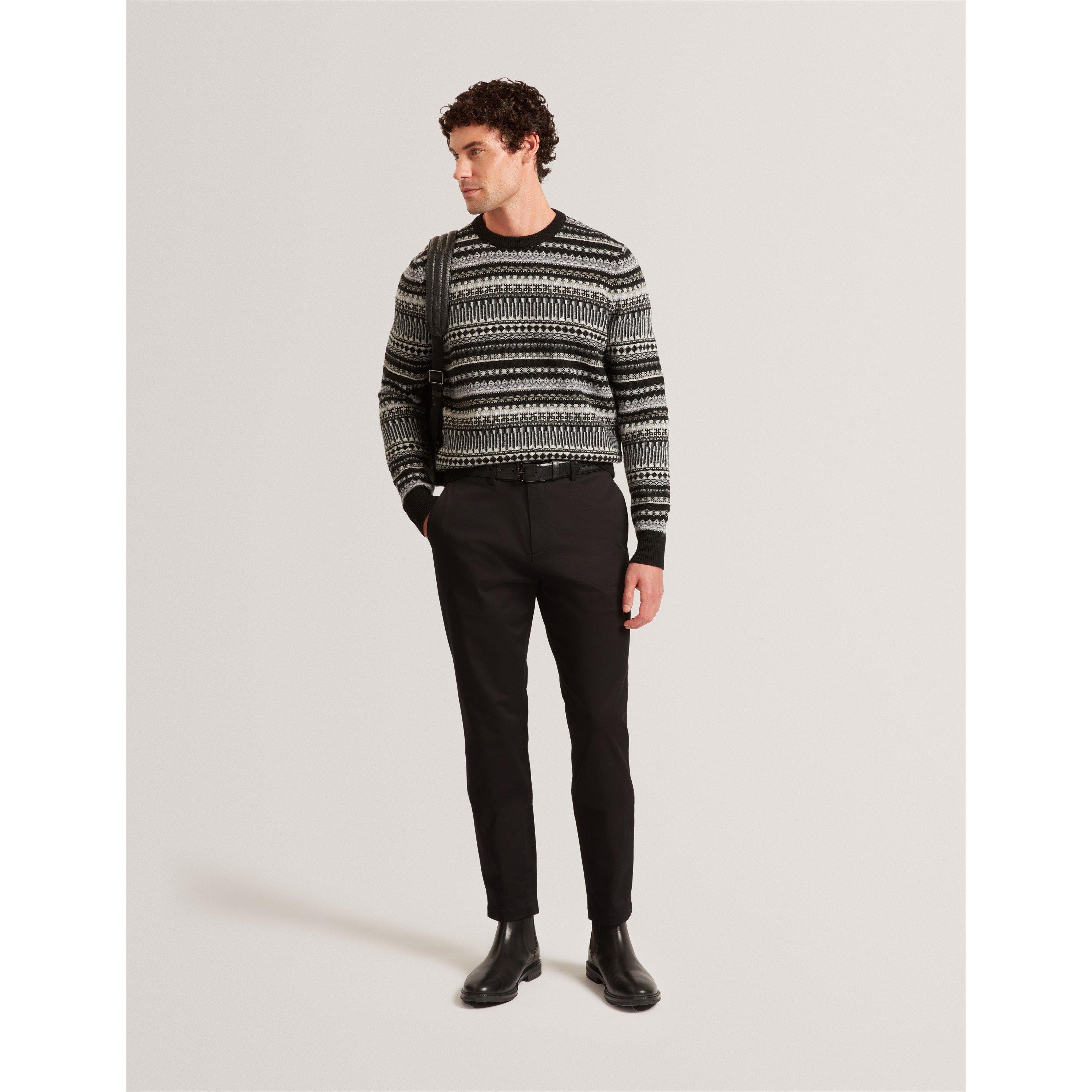Grey - Ted Baker - Ted LS Crw Neck Knit Sn64 - 6