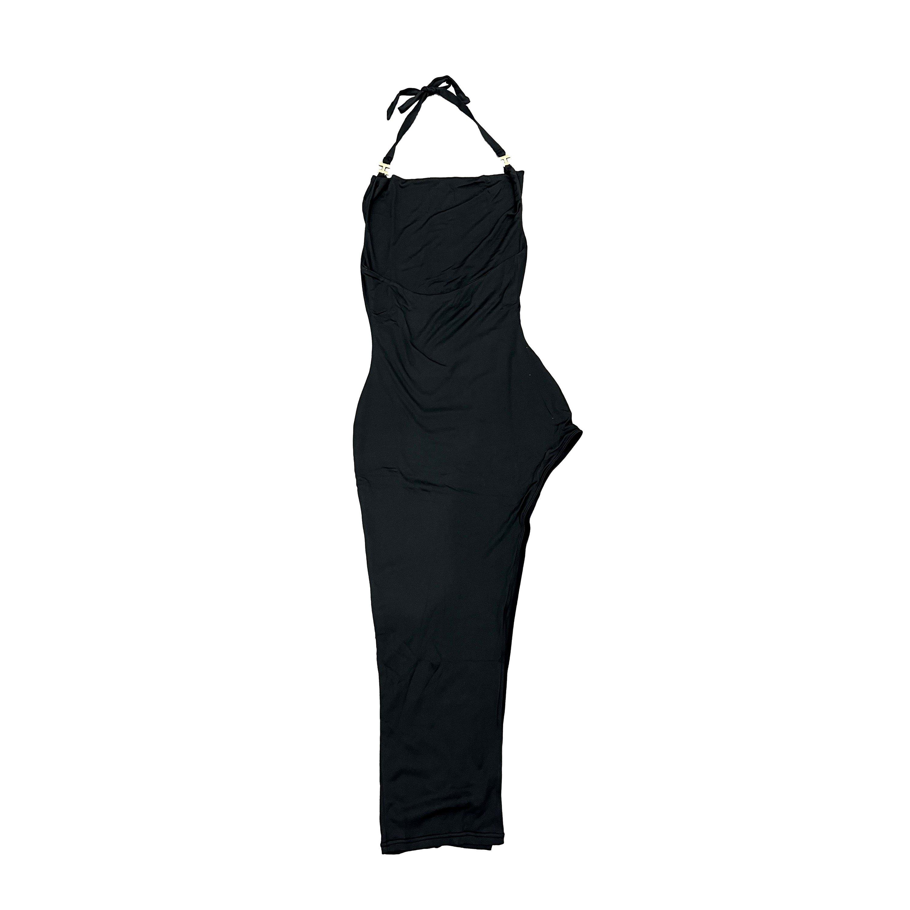 Schwarz - Honeyz - Women's Slit Maxi Dress - 1