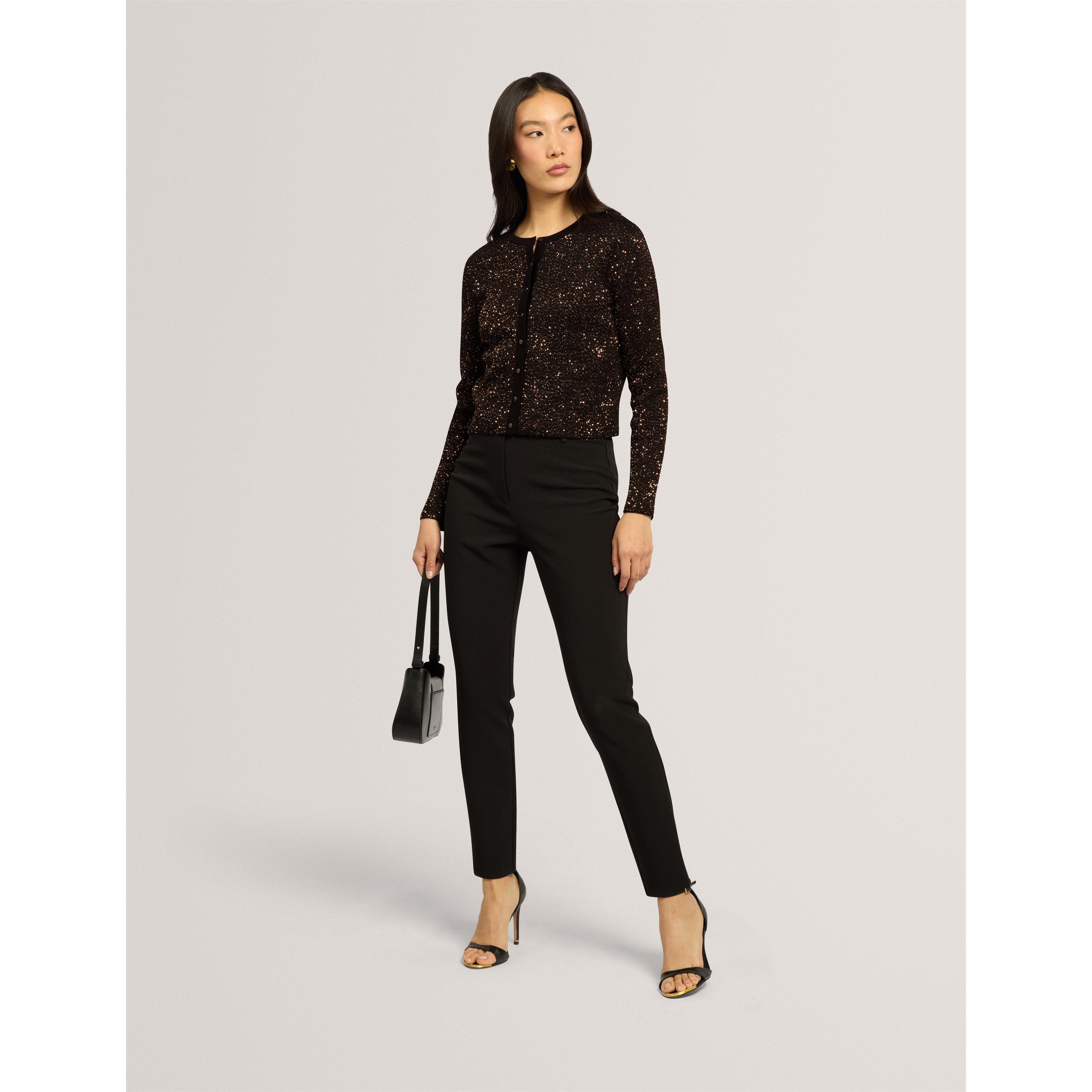 Black - Ted Baker - Ted Sequin Cardigan Ld64 - 3