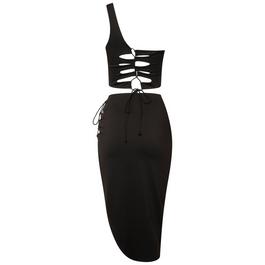 Honeyz Cut Out Bodycon Skirt