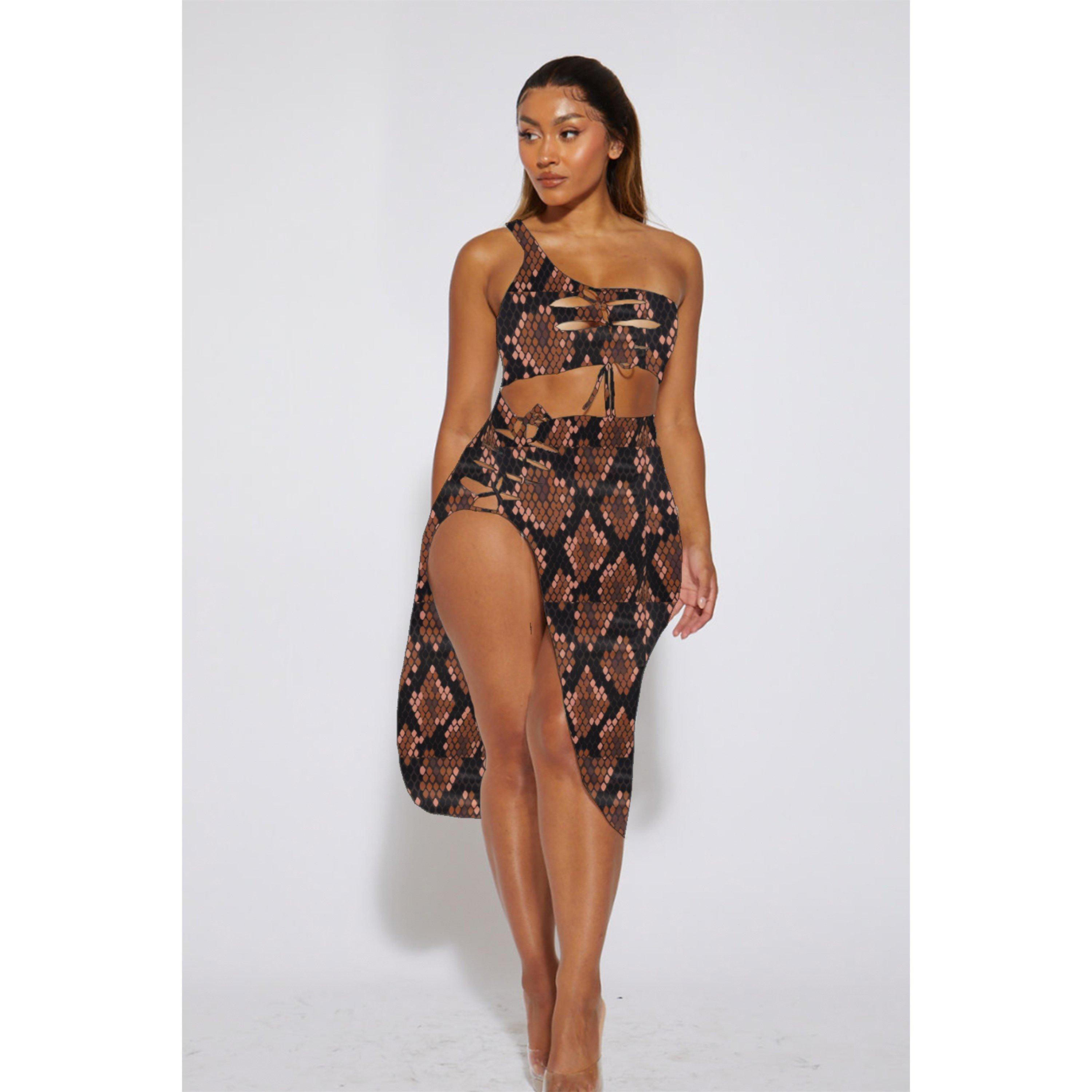 Black - Honeyz - Way Bodycon Skirt - 3