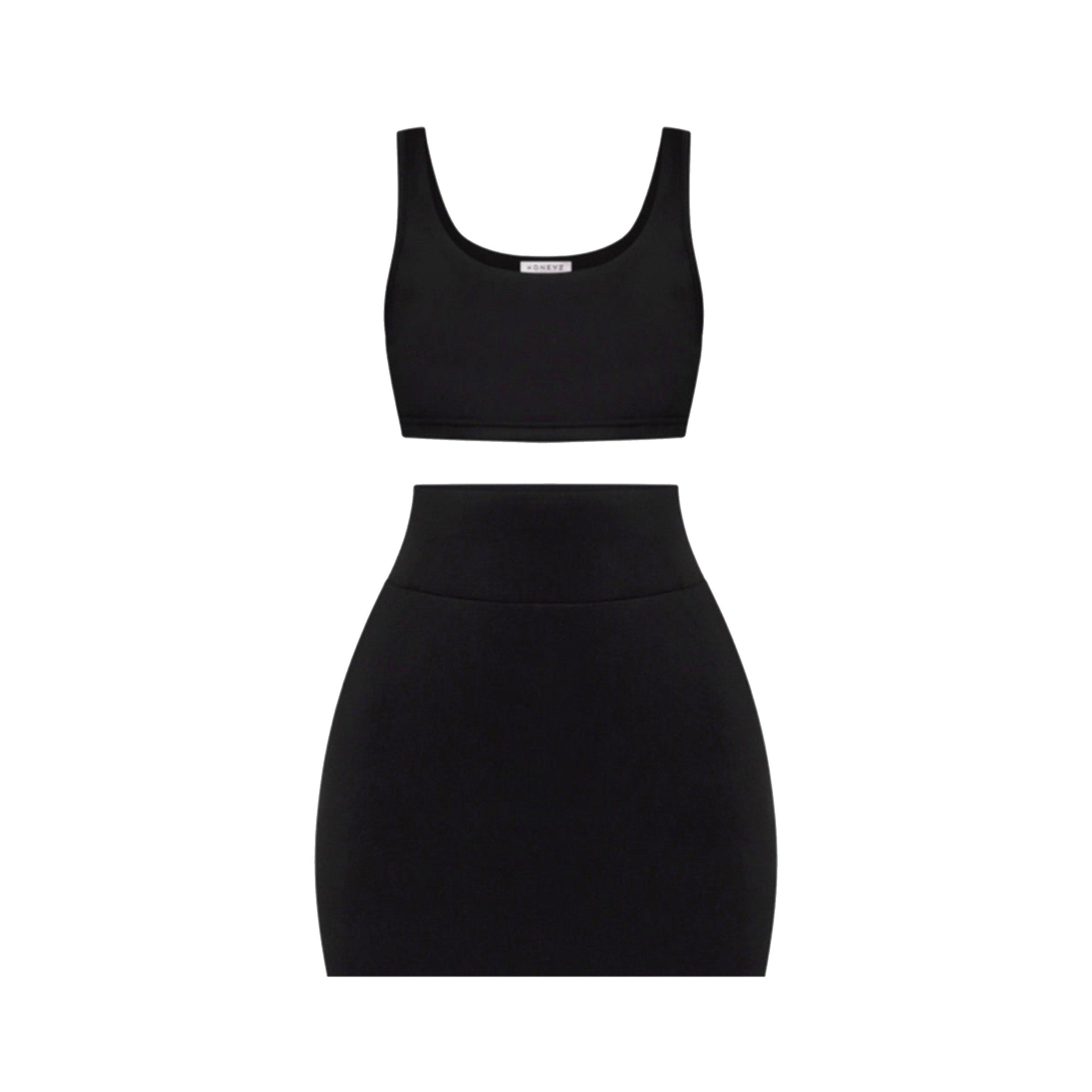 Honeyz Women's Bandage Bodycon Skirt - Black - 10 (S)
