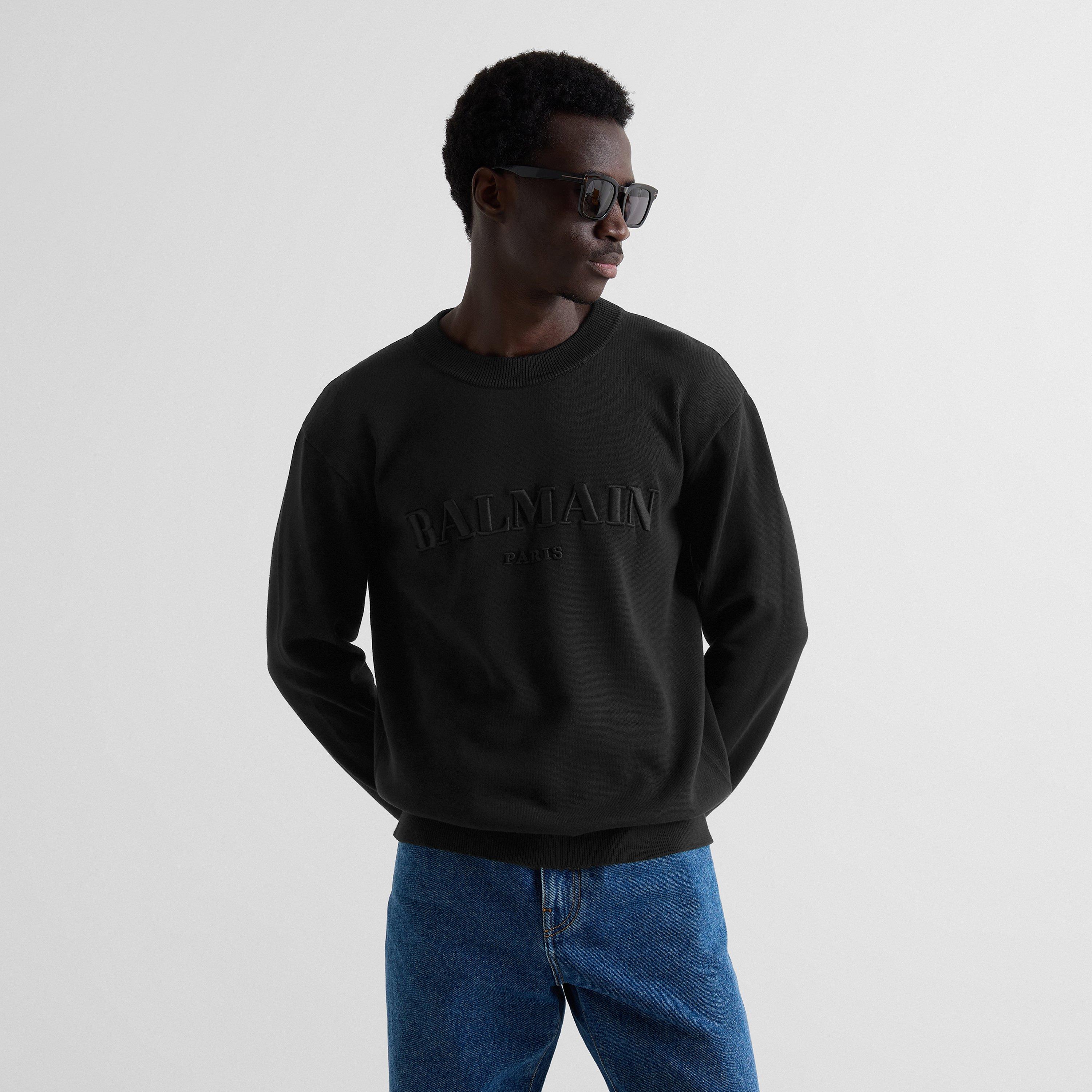 Black - Balmain - Balmain LG Knit Sn63 - 3