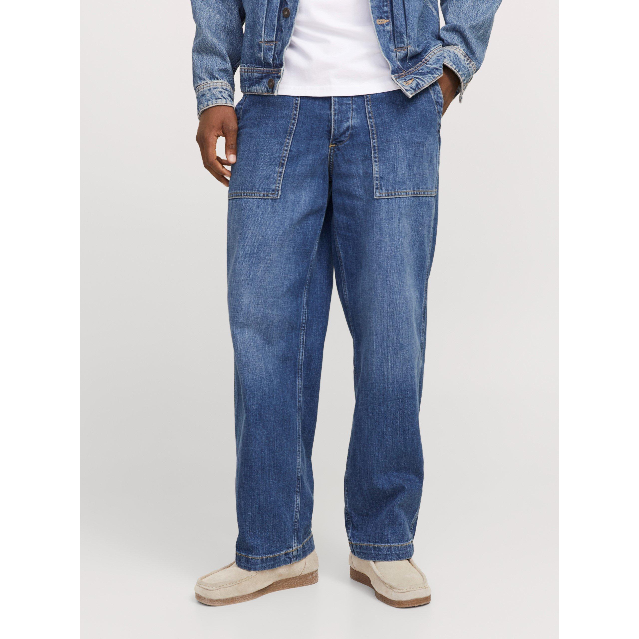 Blue Denim - Jack and Jones - Men's Wide Leg Jeans - 1