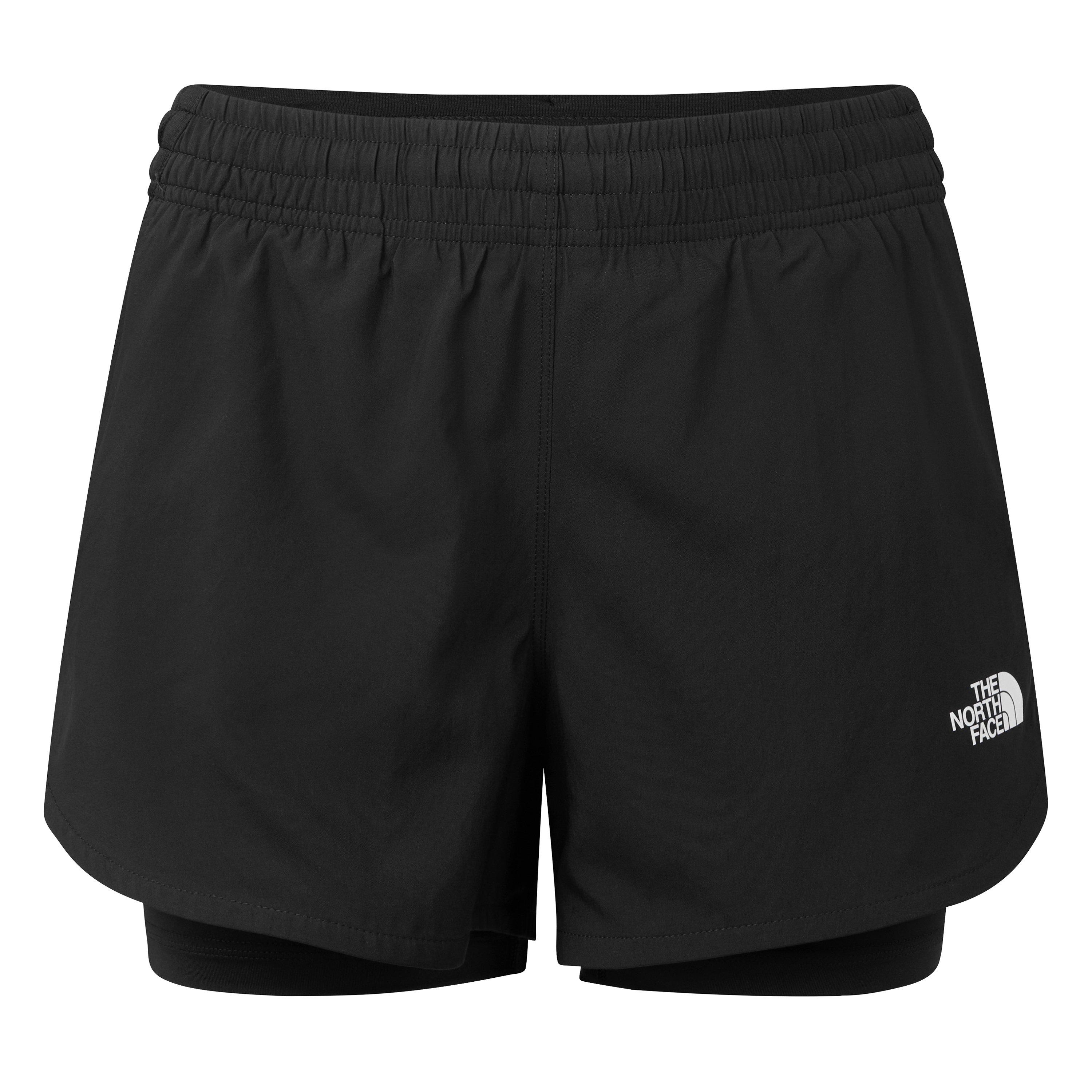 TNF Black - The North Face - Women's Flex 2 in 1 Short Outdoor Woven Tracksuit Shorts - 1