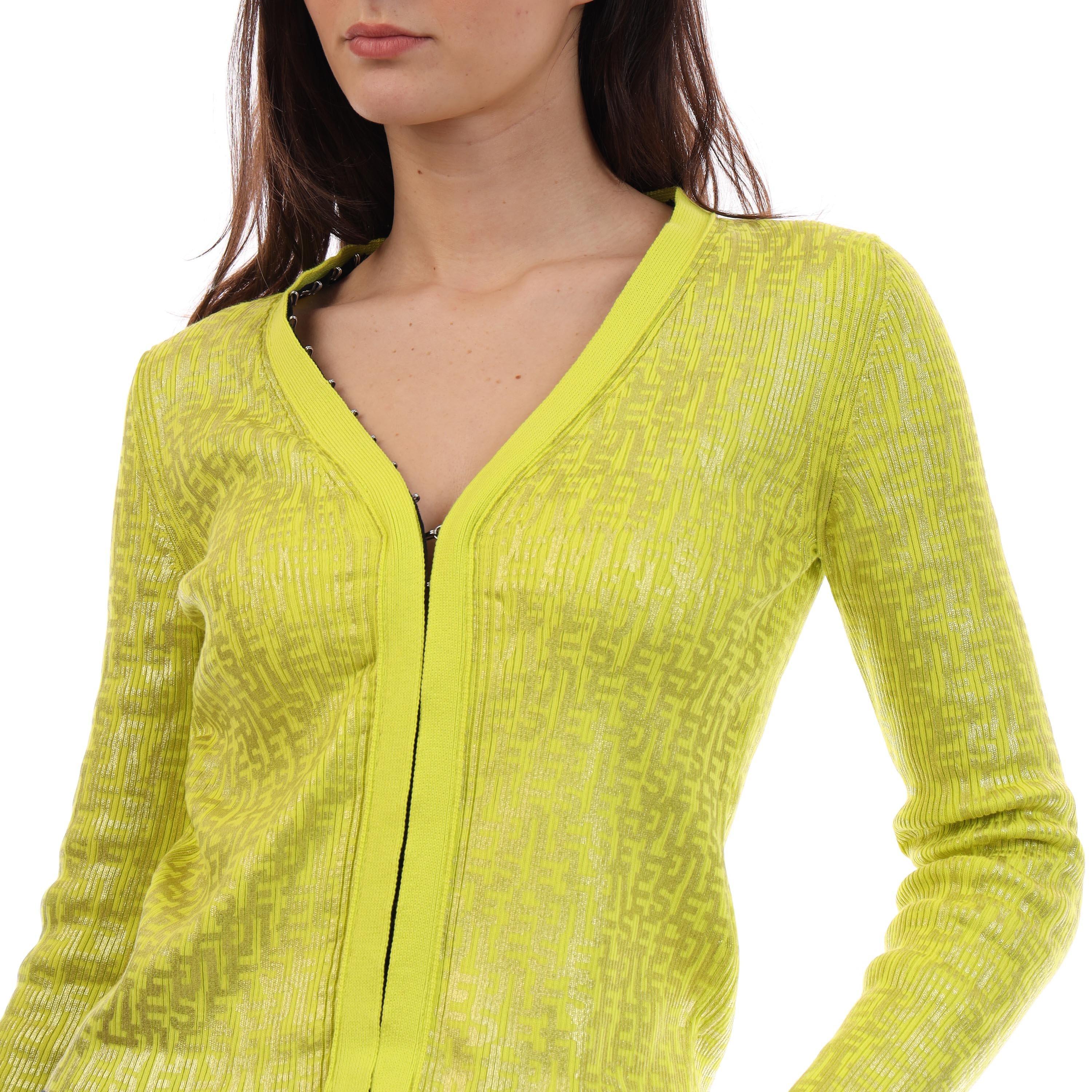 Yellow - Diesel - Women's M Gria Maglia Cardigan - 6