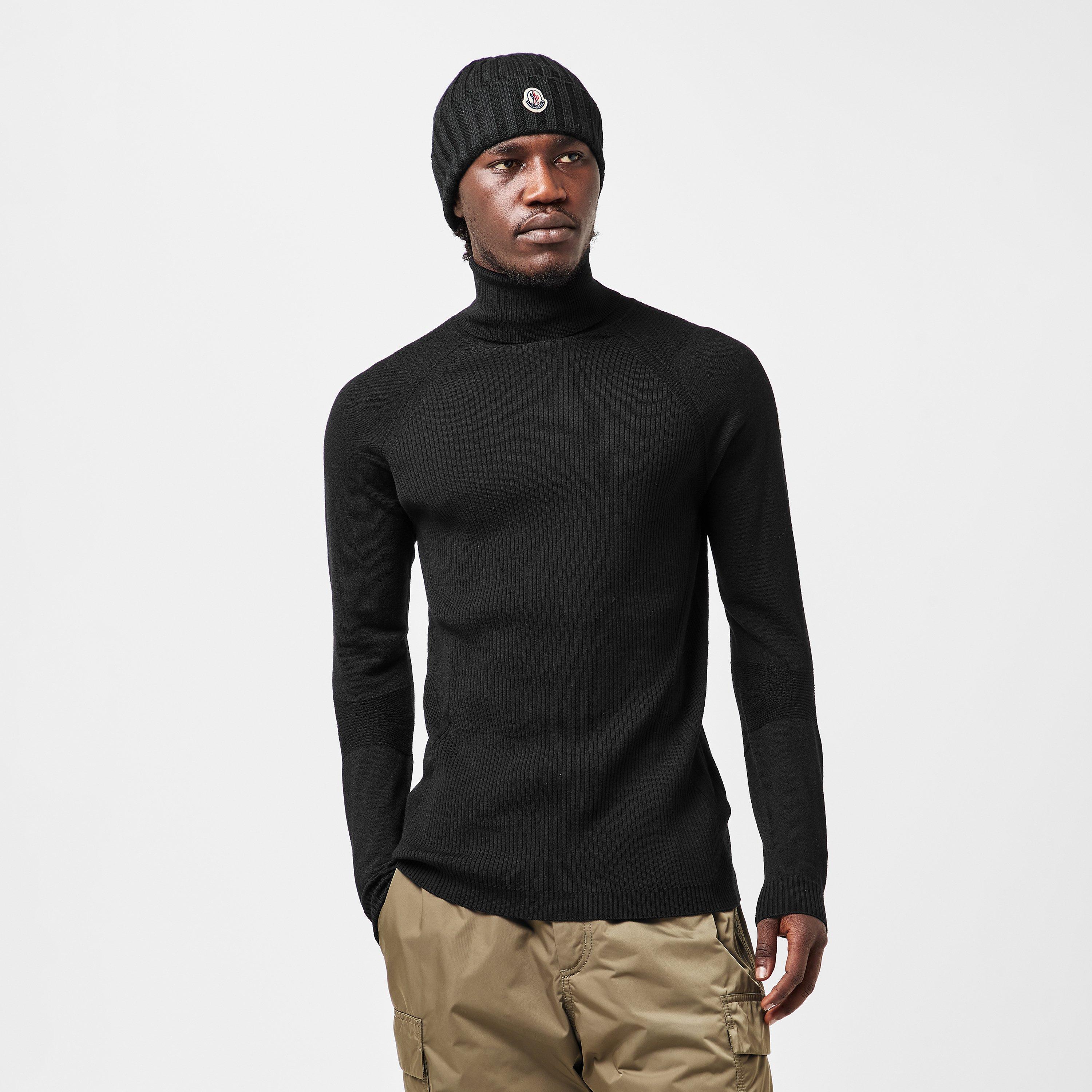 Black 999 - Moncler Grenoble - Men's Knitted T-Shirt - 3