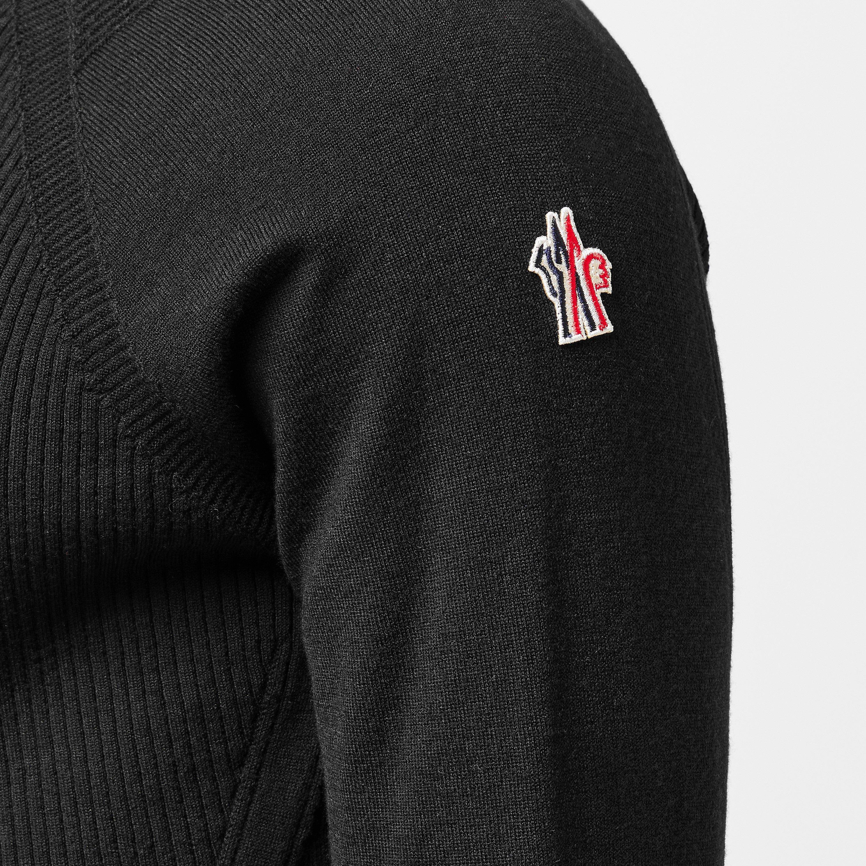 Black 999 - Moncler Grenoble - Men's Knitted T-Shirt - 5