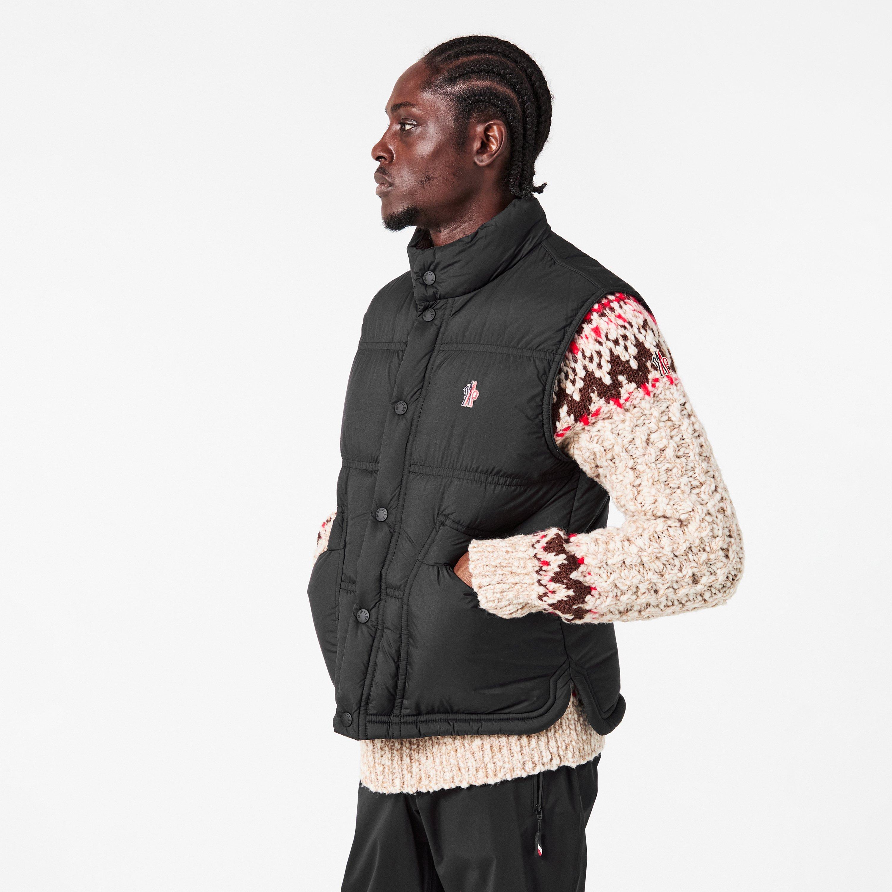 Black 999 - Moncler Grenoble - Men's G Aul Quilted Sleeveless Gilet - 3