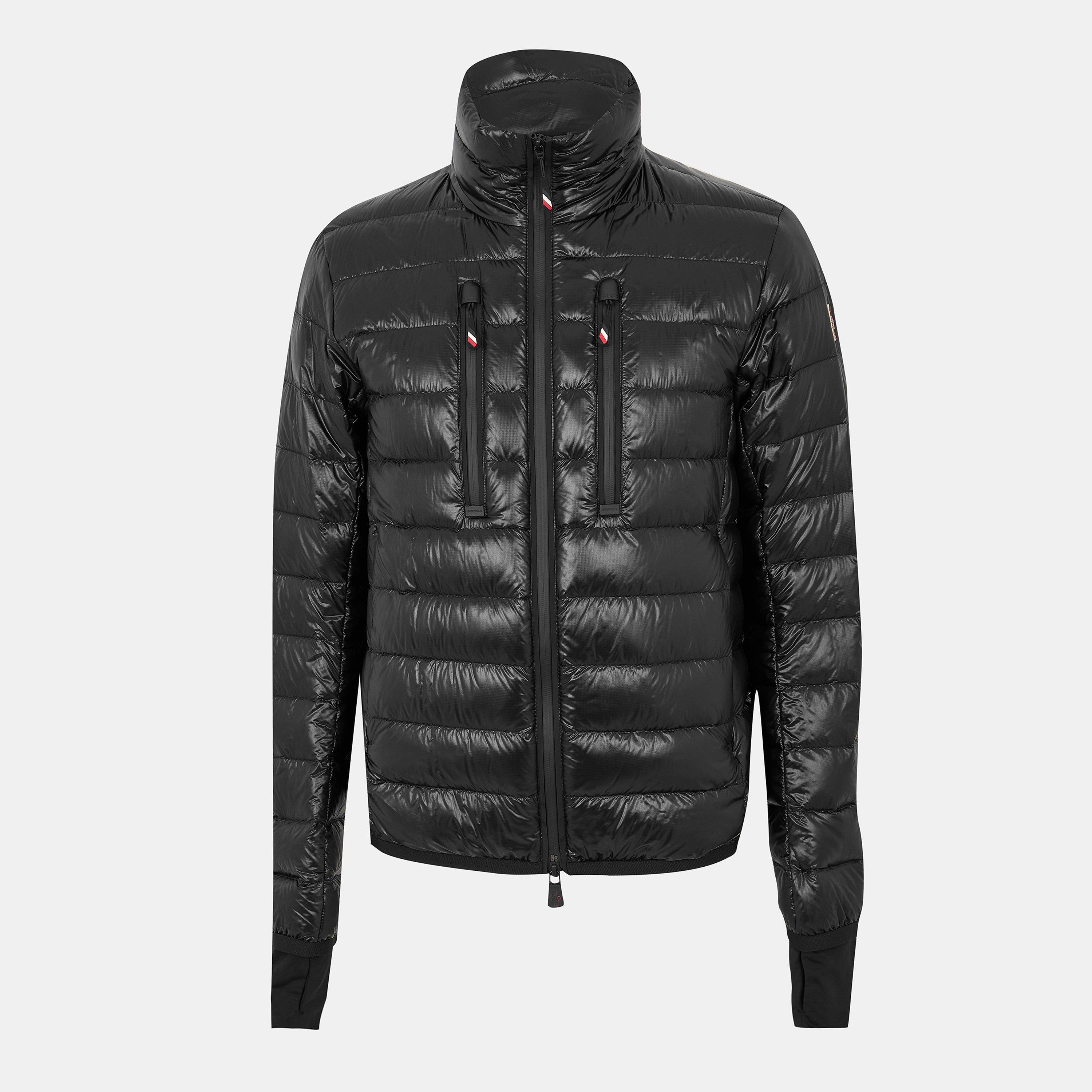 Moncler Grenoble Men's Short Quilted Down Water-Repellent Puffer Jacket - Black 999 - S