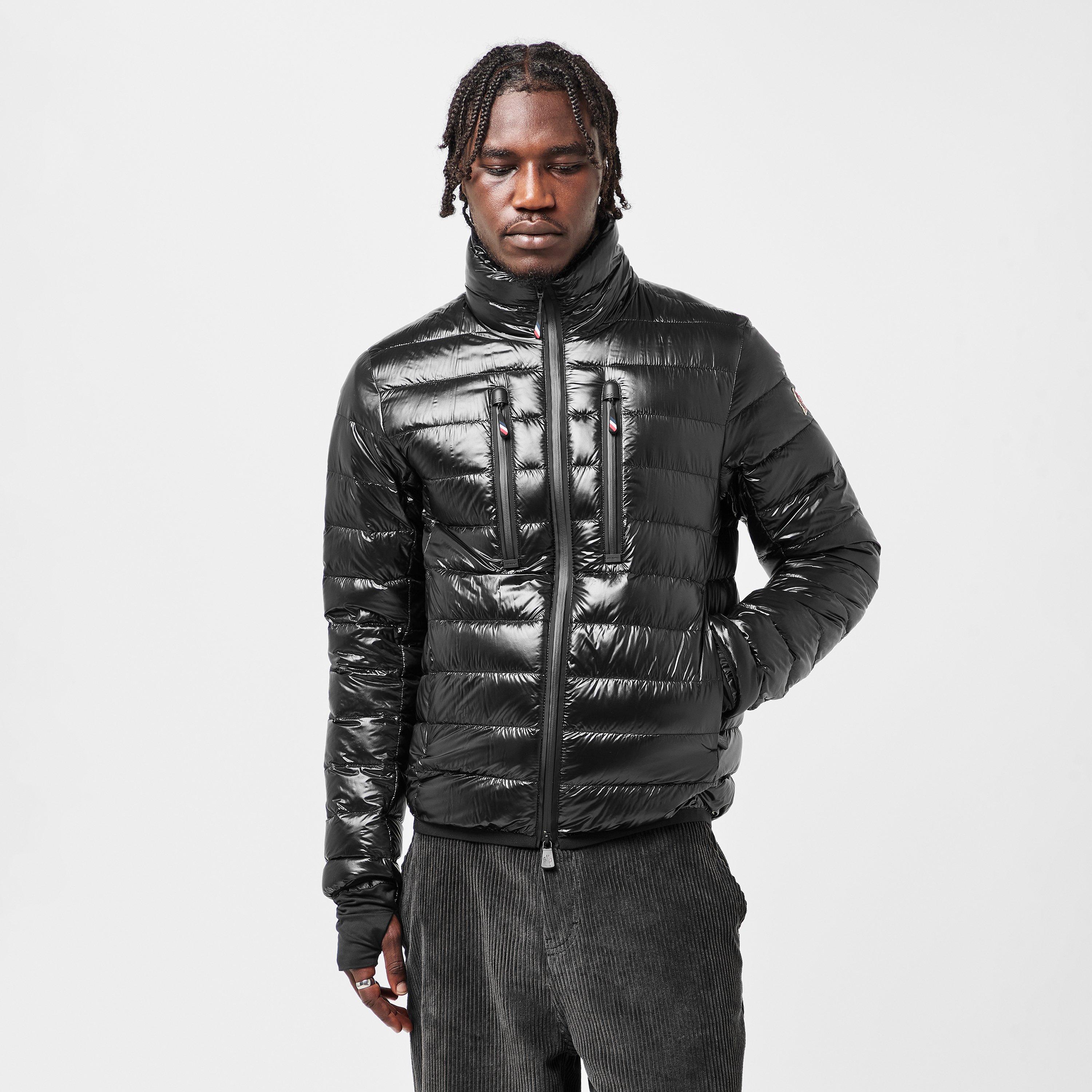 Black 999 - Moncler Grenoble - Men's Quilted Down Water-Repellent Short Puffer Jacket - 3