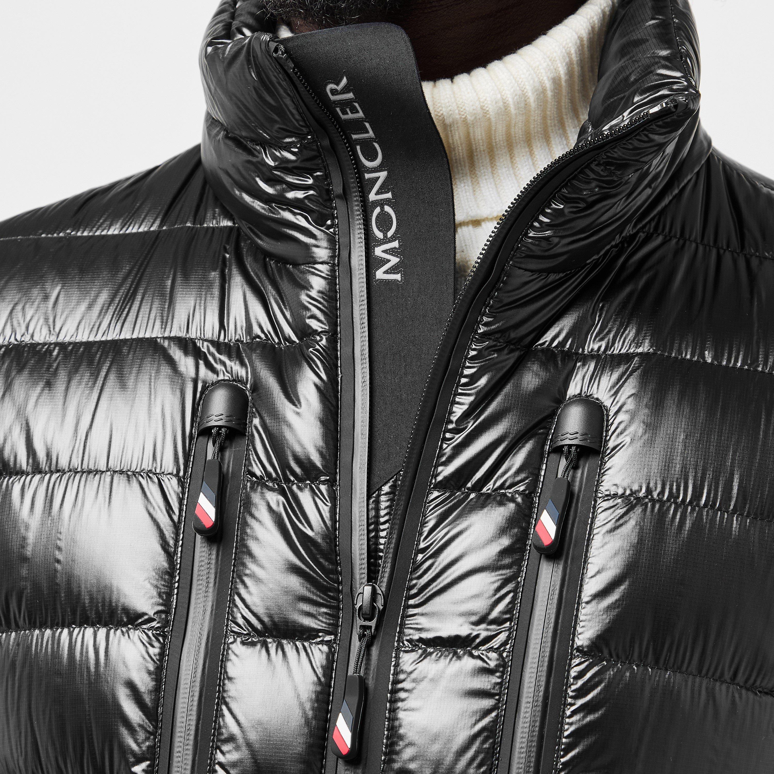 Black 999 - Moncler Grenoble - Men's Quilted Down Water-Repellent Short Puffer Jacket - 5