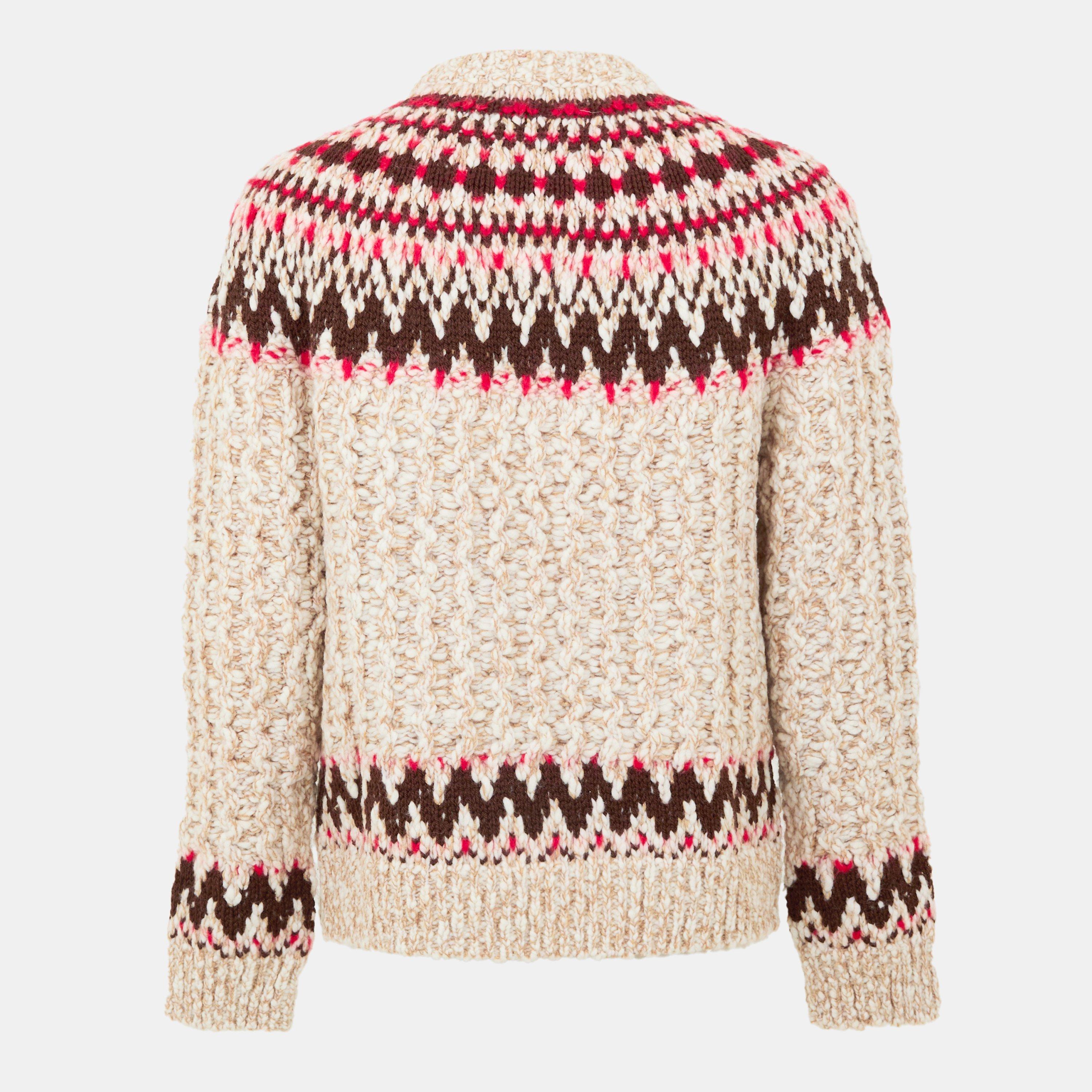 Beige F02 - Moncler - Men's G Fair Knitted Top - 2