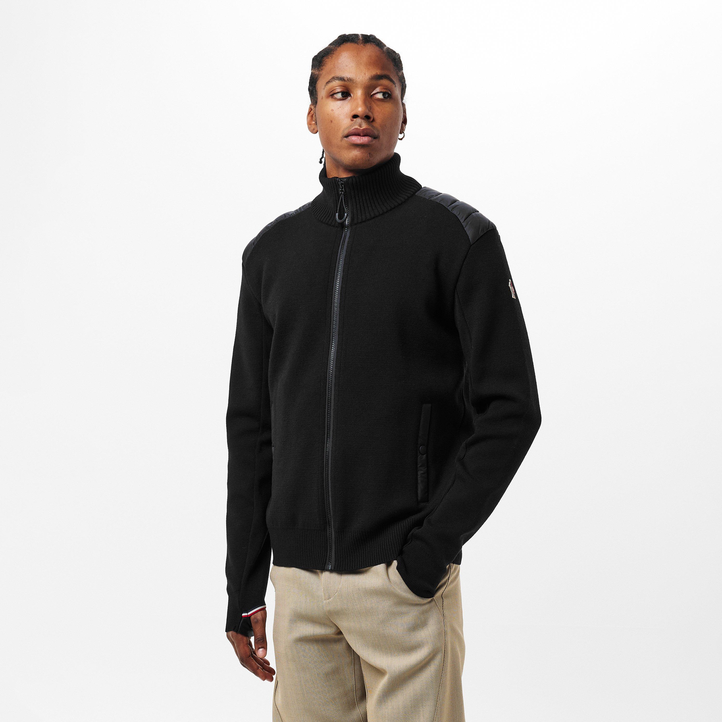 Black 999 - Moncler Grenoble - Men's MonclerG Zip-Through Knitted Top - 3