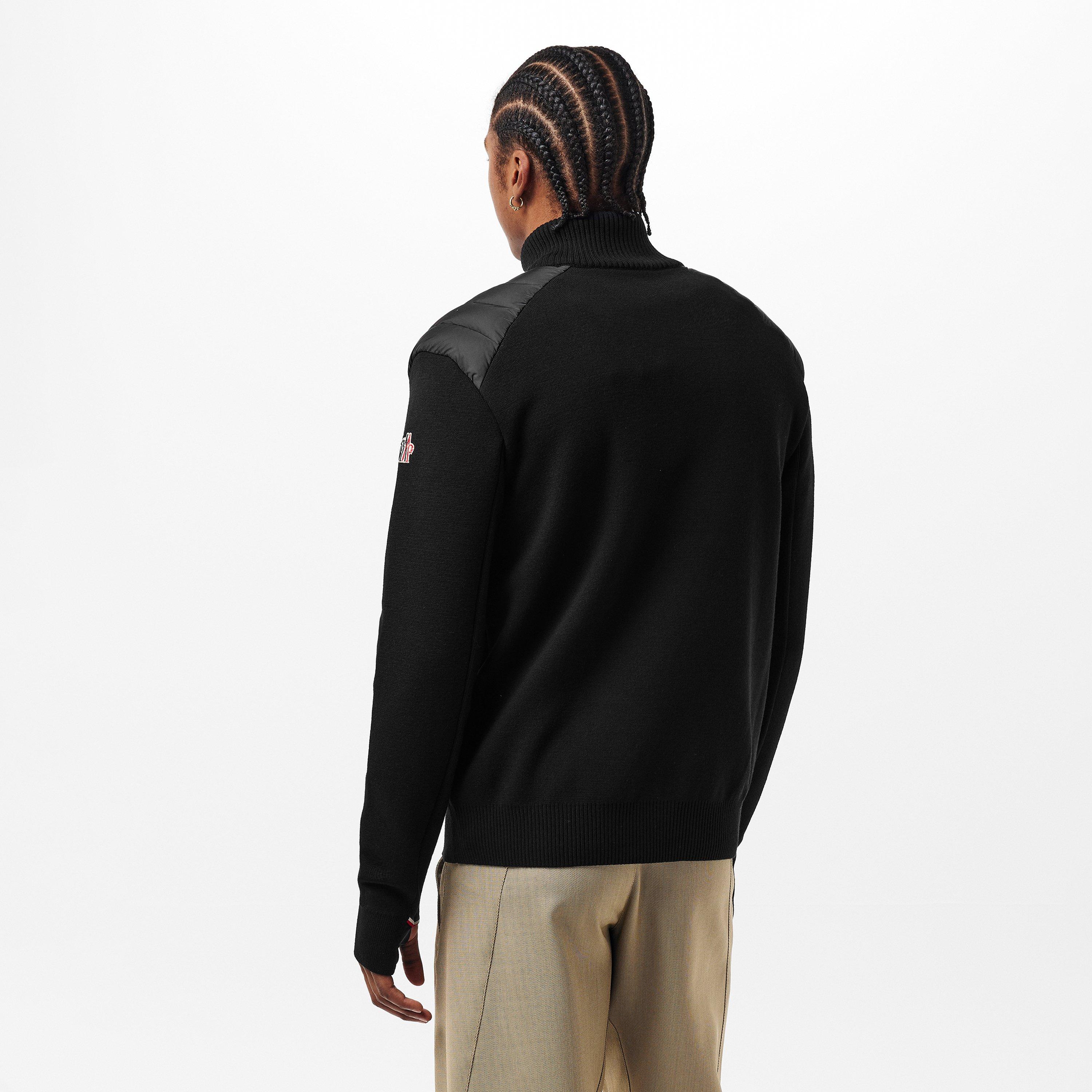 Black 999 - Moncler Grenoble - Men's MonclerG Zip-Through Knitted Top - 4