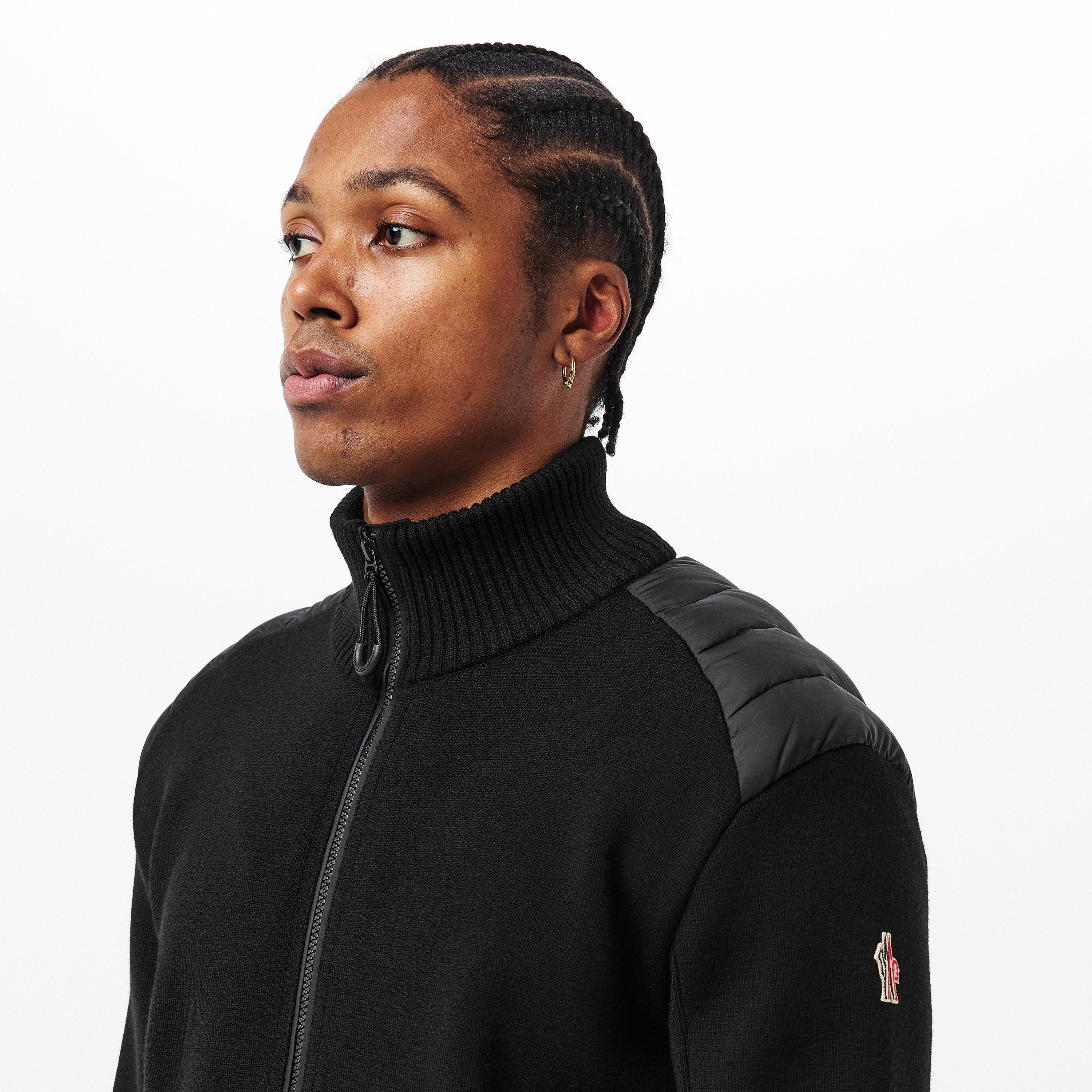 Black 999 - Moncler Grenoble - Men's MonclerG Zip-Through Knitted Top - 5