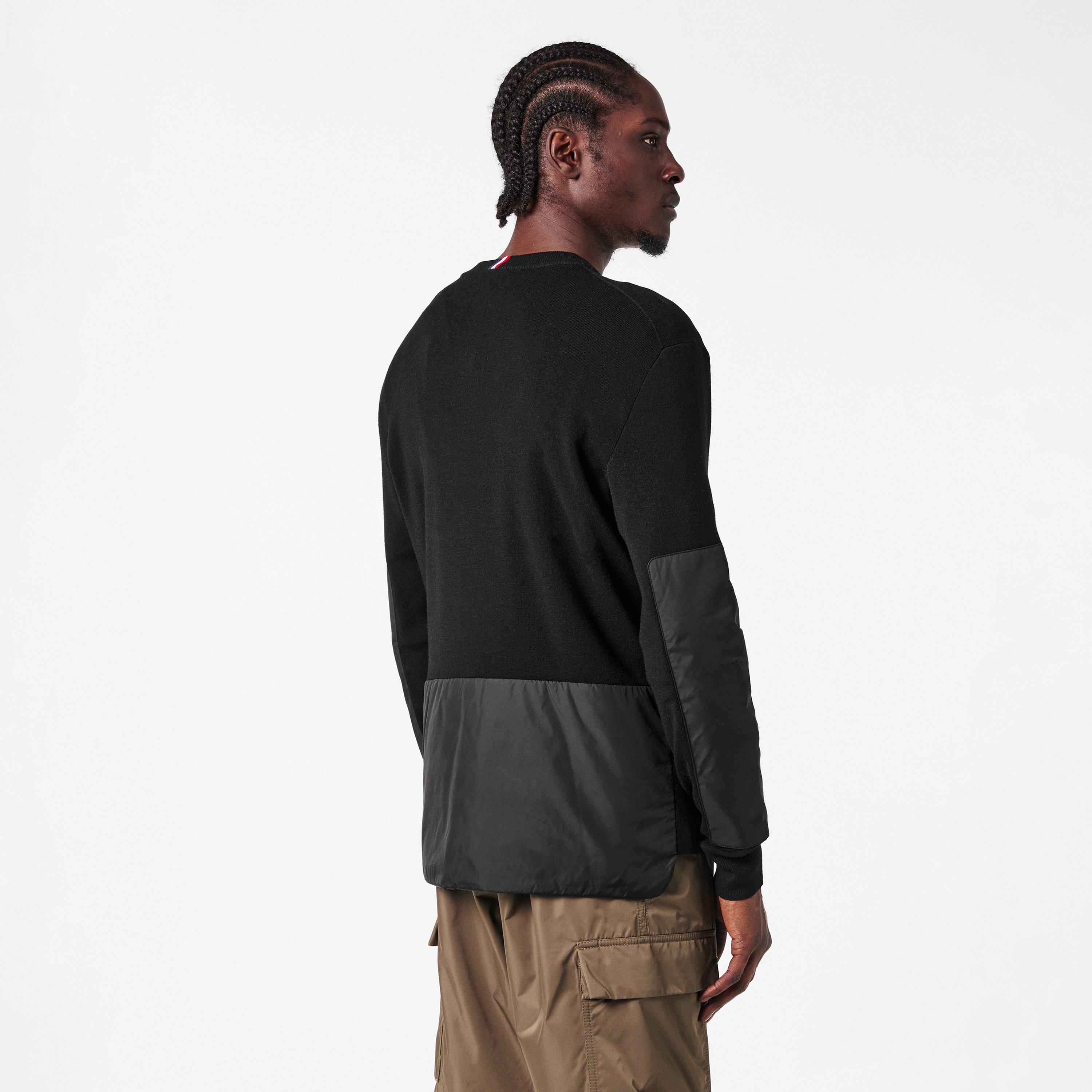 Black 999 - Moncler Grenoble - Men's G quarter Zip Knitted Top - 4