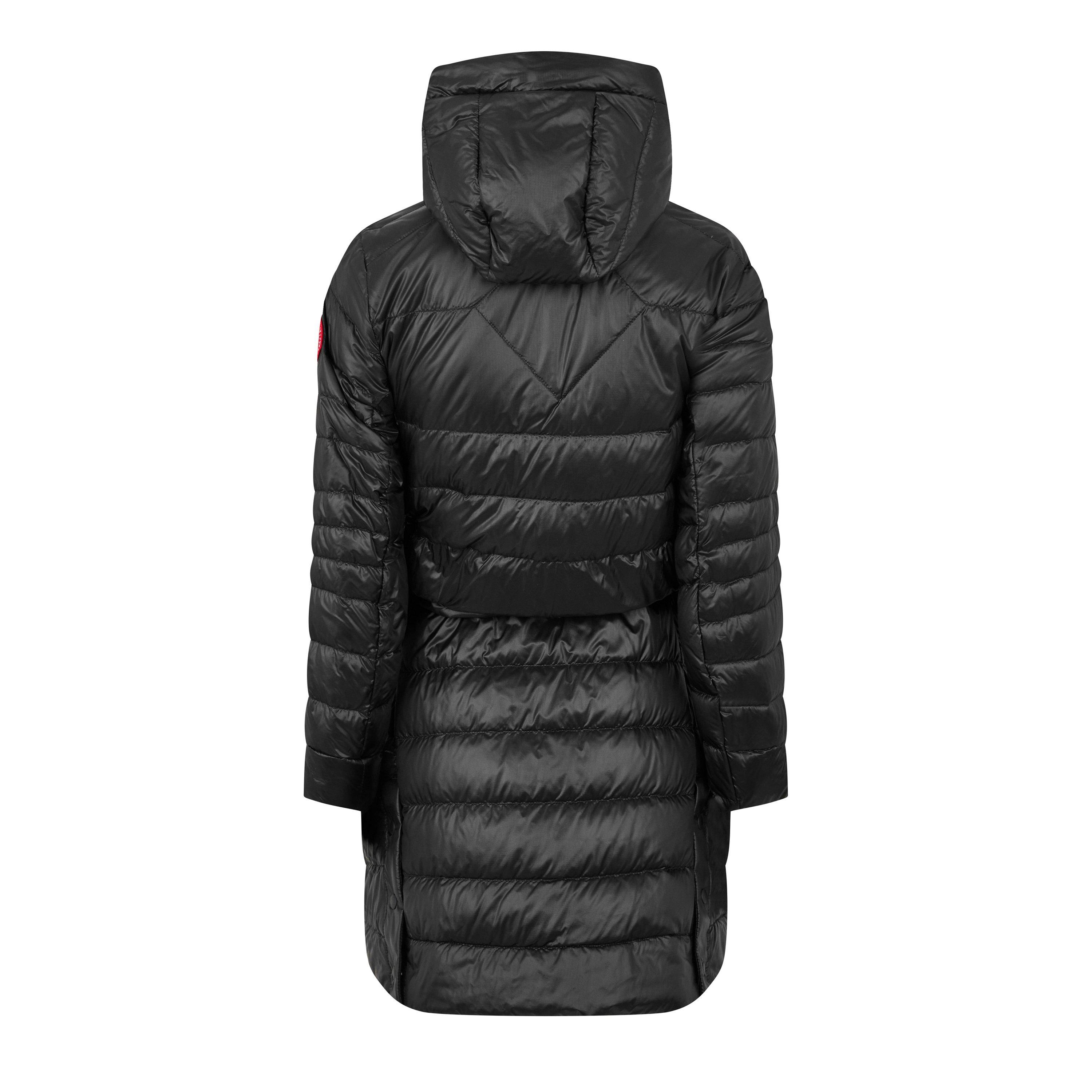 Black - Canada Goose - Women's Cyprus Hooded Duck Down Short Puffer Jacket - 2
