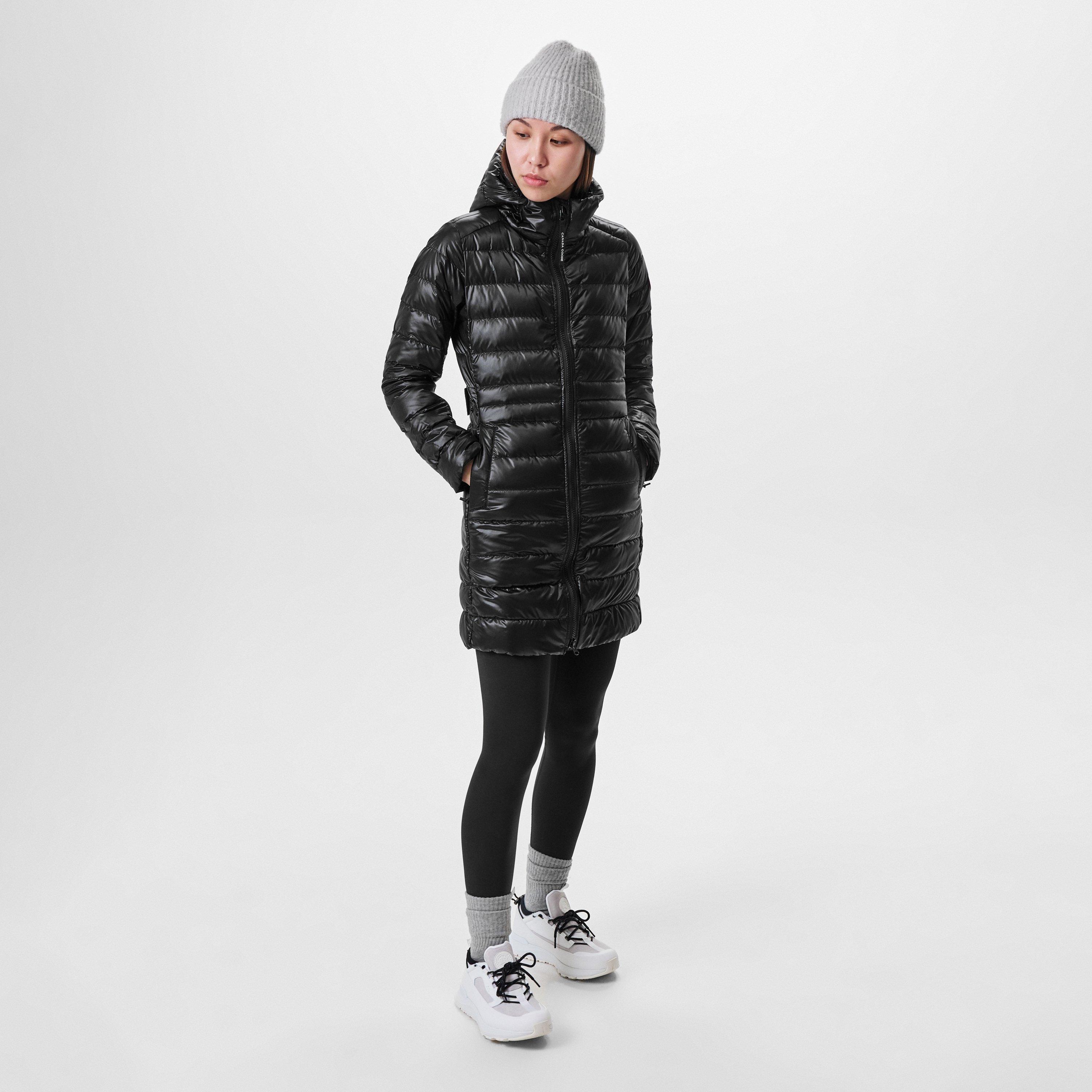 Black - Canada Goose - Women's Cyprus Hooded Duck Down Short Puffer Jacket - 6