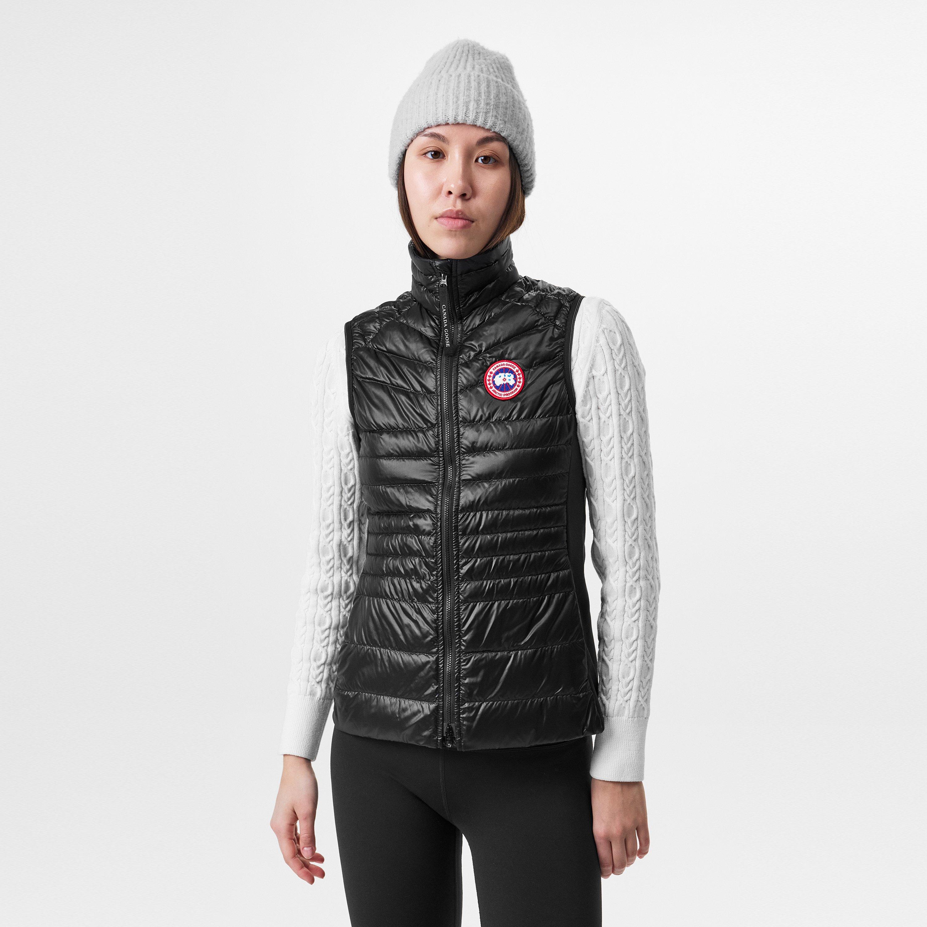 Black - Canada Goose - Women's Hybridge Lite  Funnel Neck Down Gilet - 3
