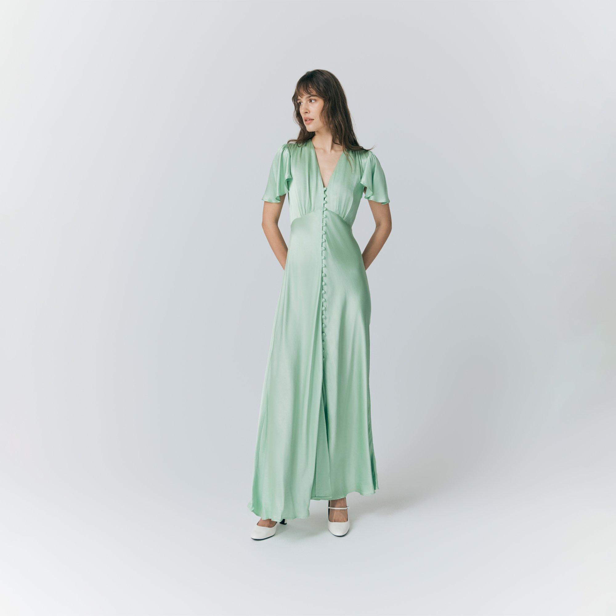Mint Green - Ghost - Women's Delphine Maxi Dress - 2