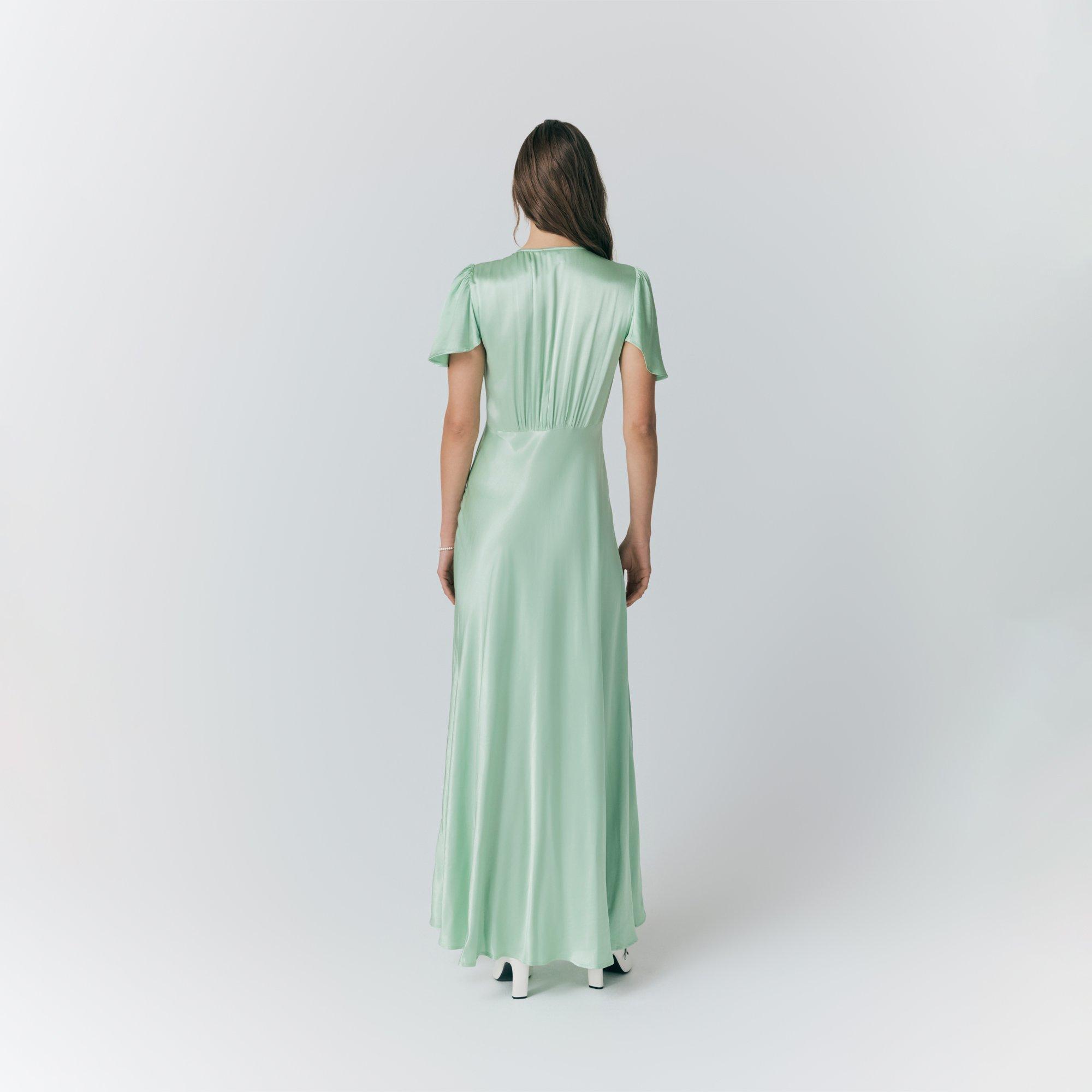 Mint Green - Ghost - Women's Delphine Maxi Dress - 4