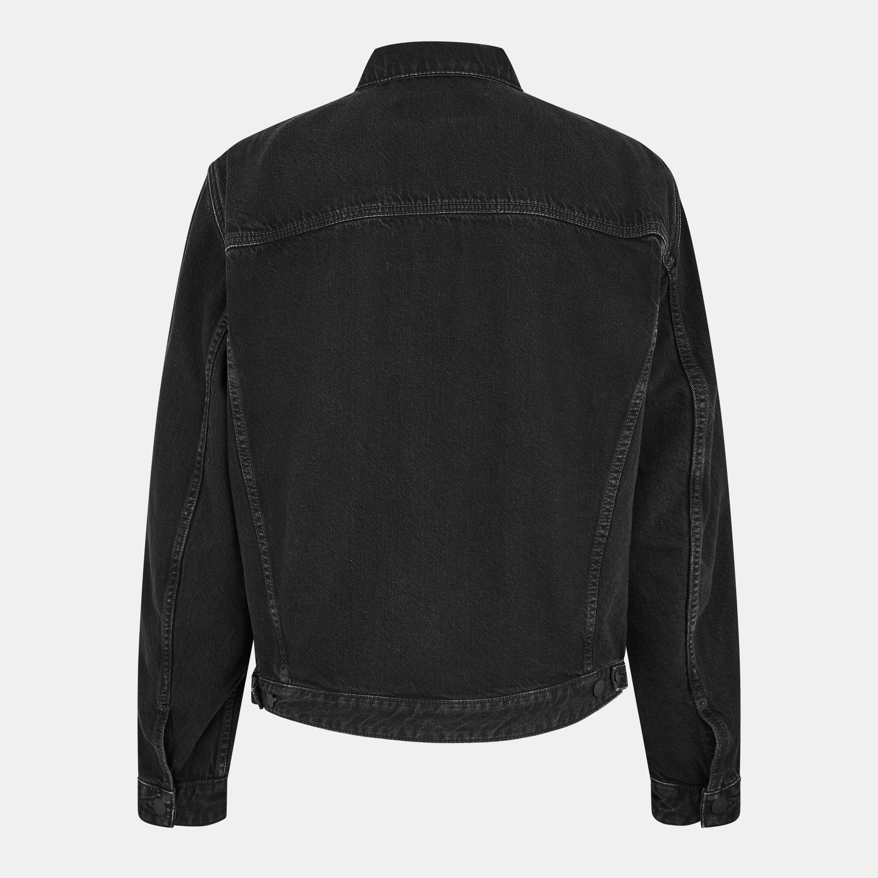 Black - DSquared2 - Men's Logo Patch Denim Jacket - 2