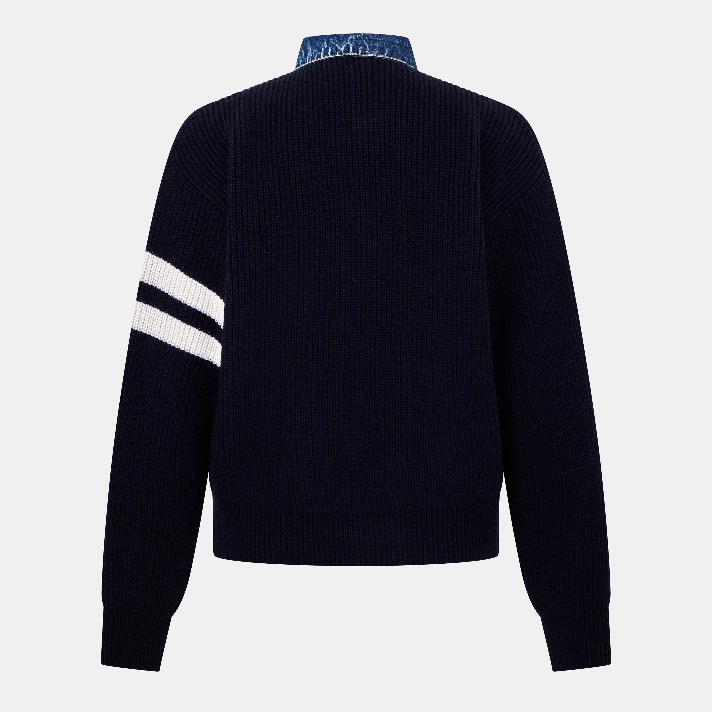 Navy Blue - DSquared2 - Men's Knitted Cardigan - 2