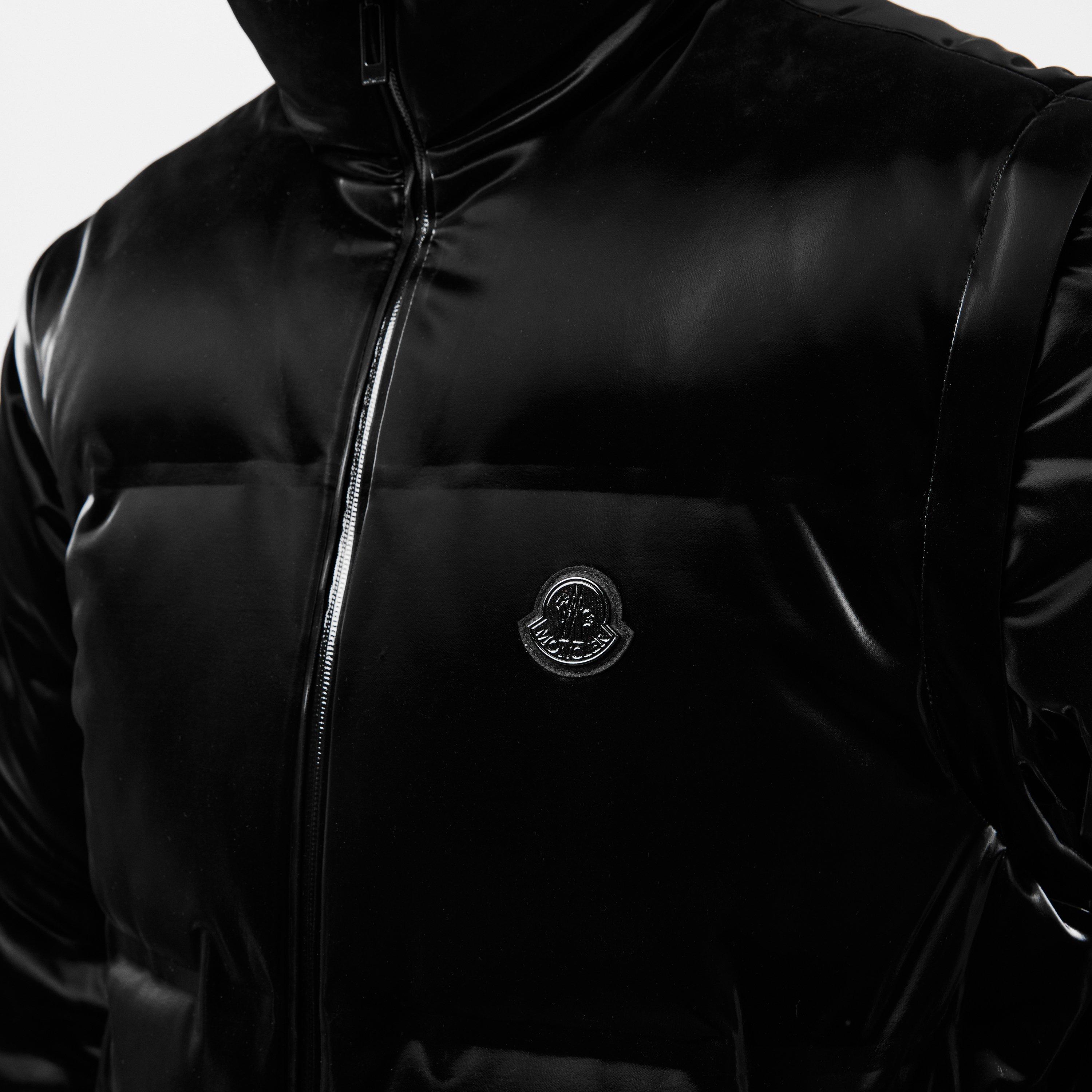 Black Red 990 - Moncler - Men's Throttle Reversible Down Short Puffer Jacket - 5