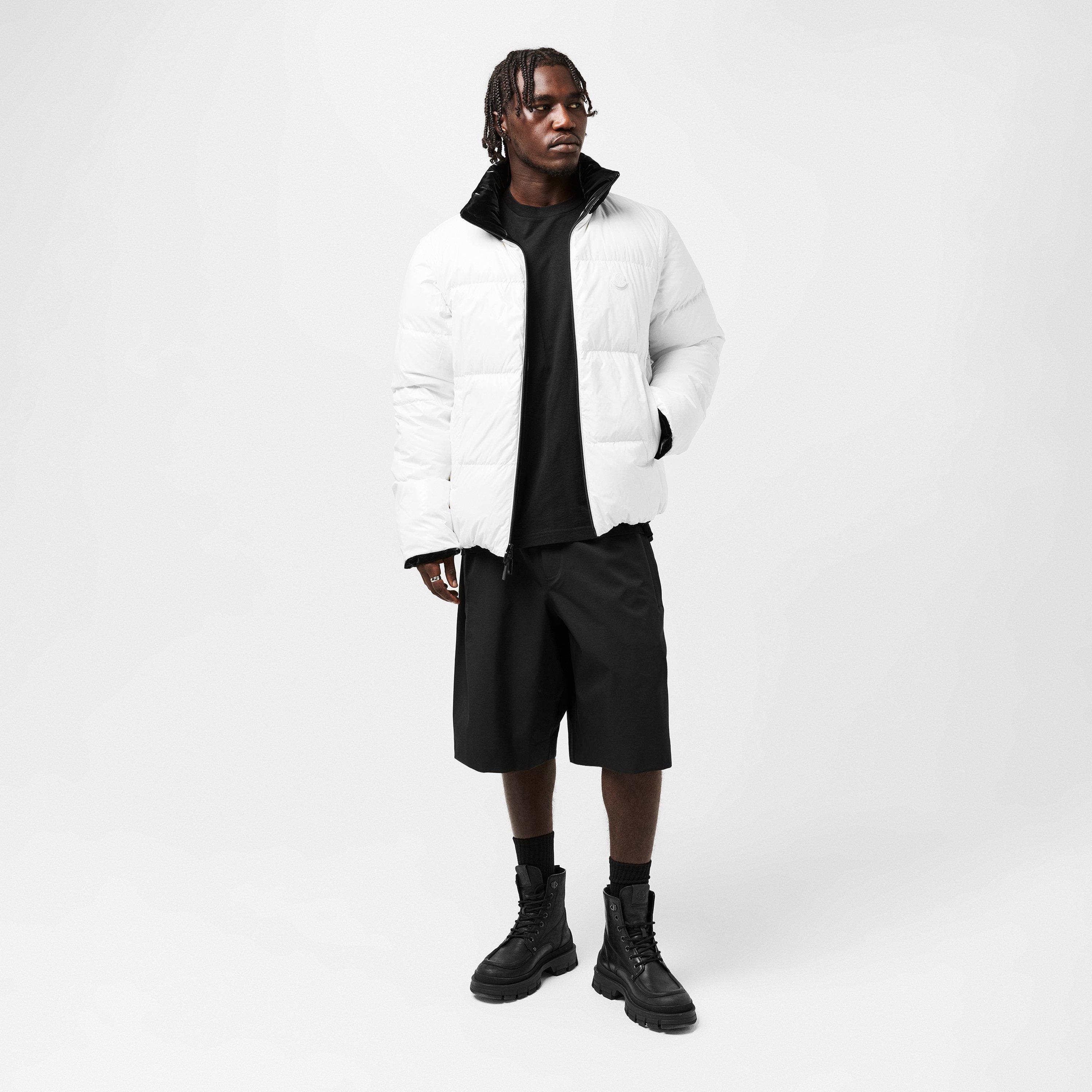 Black Red 990 - Moncler - Men's Throttle Reversible Down Short Puffer Jacket - 6