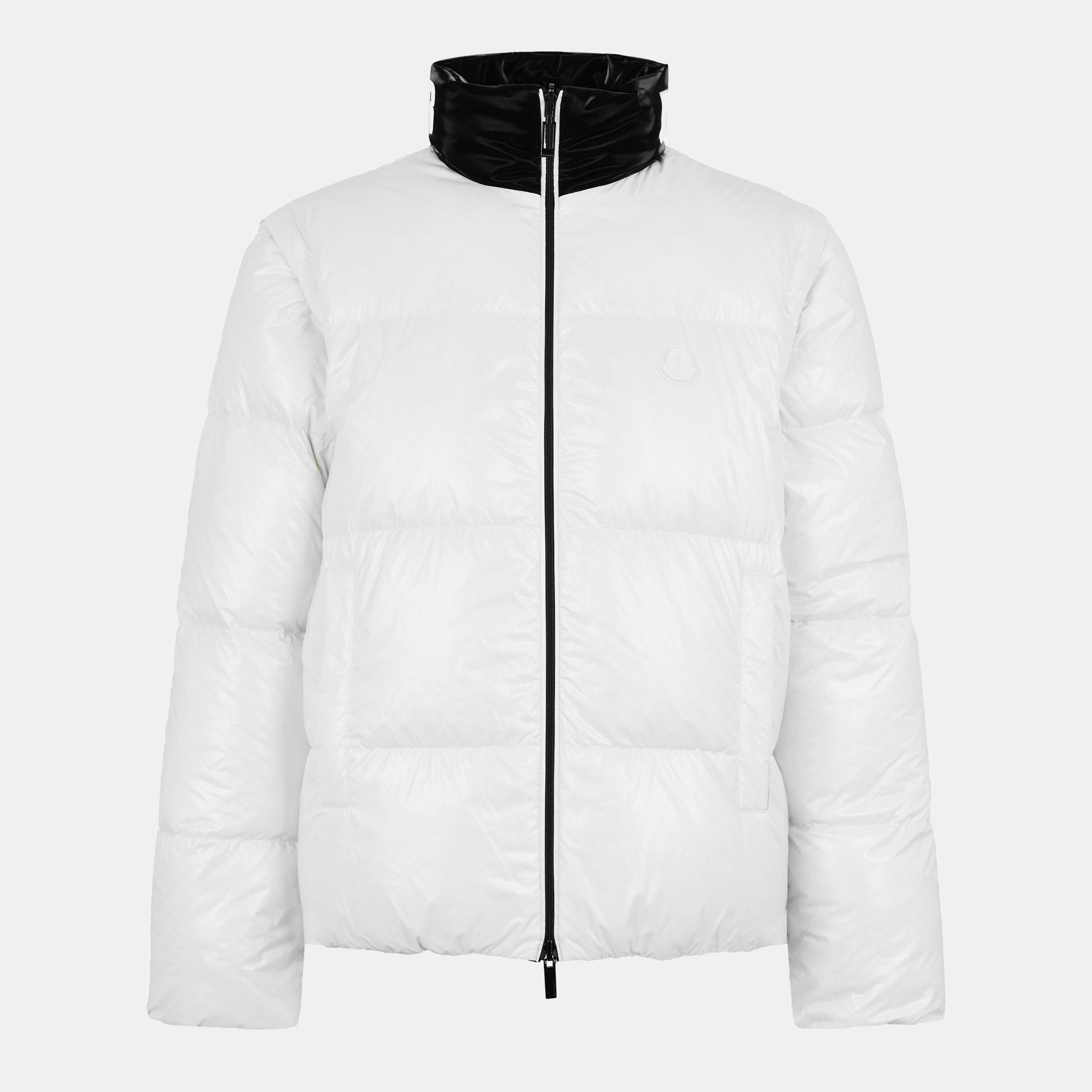 Black Red 990 - Moncler - Men's Throttle Reversible Down Short Puffer Jacket - 7