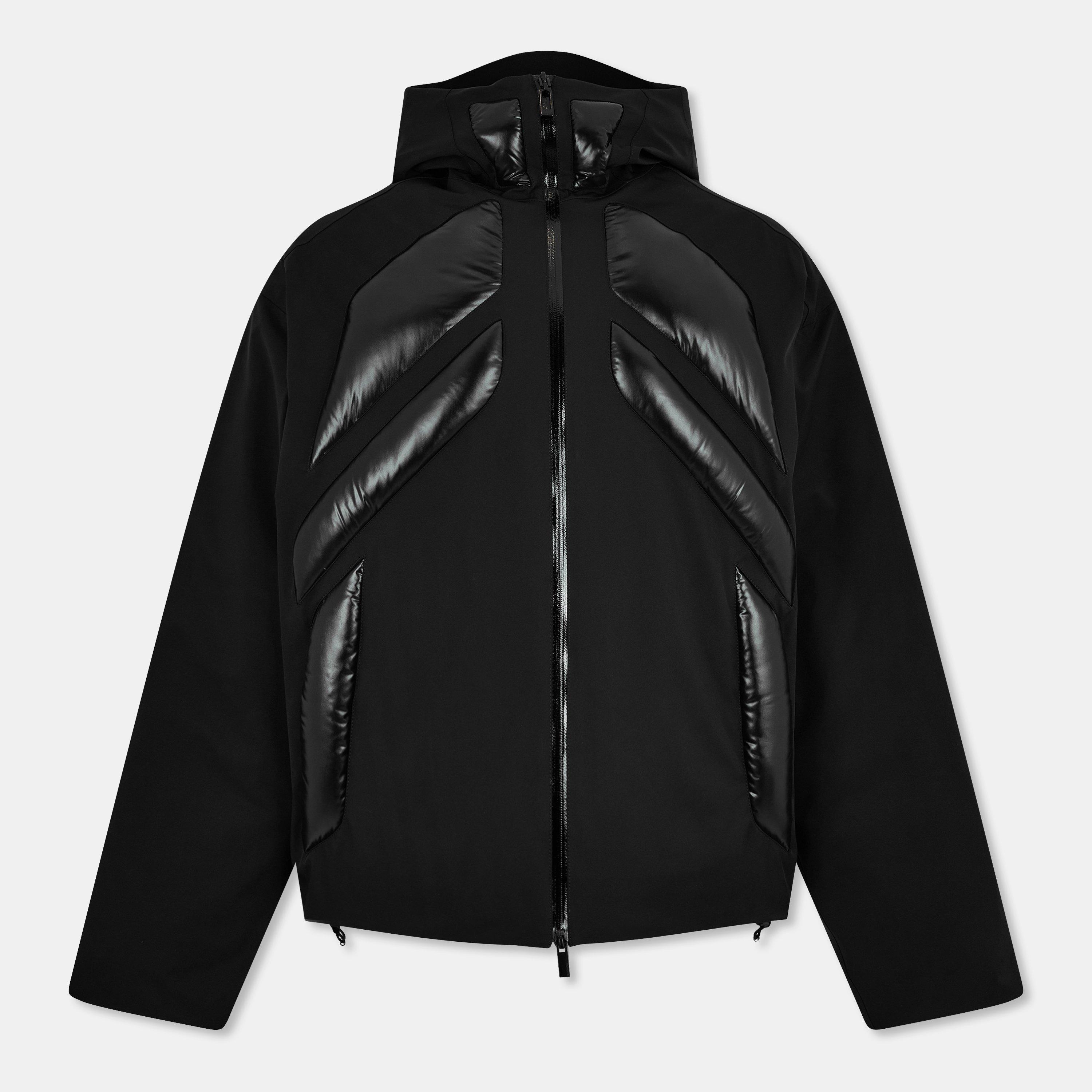 Moncler Men's Jumquat Down Hooded Long Sleeve Short Puffer Jacket - Black 999 - M