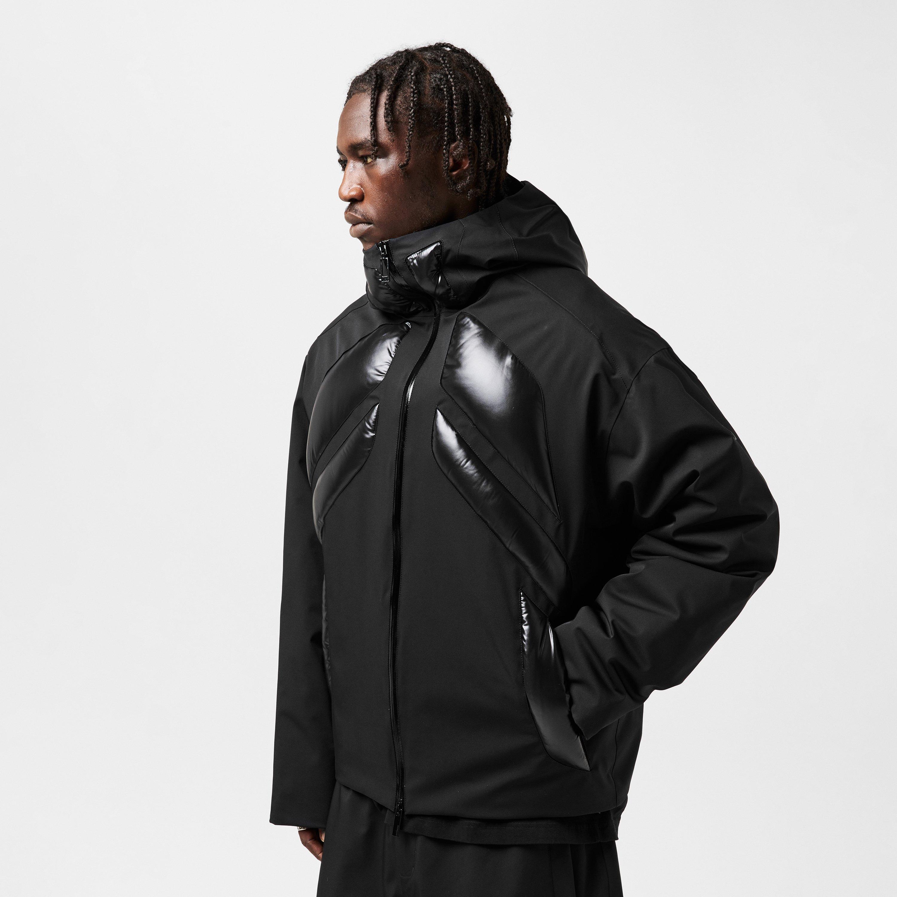 Black 999 - Moncler - Men's Jumquat Down Hooded Long Sleeve Short Puffer Jacket - 3