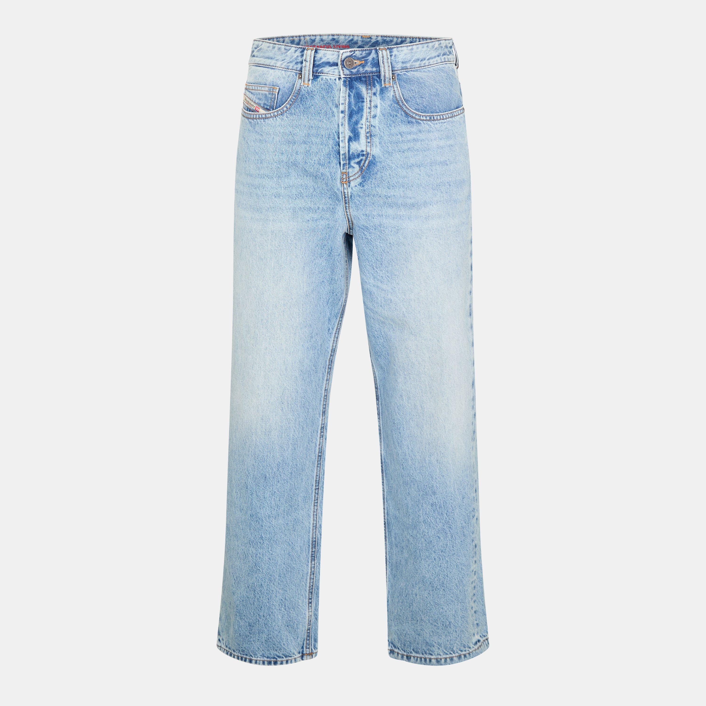 01 Light Blue - Diesel - Men's Wide Leg Jeans - 1