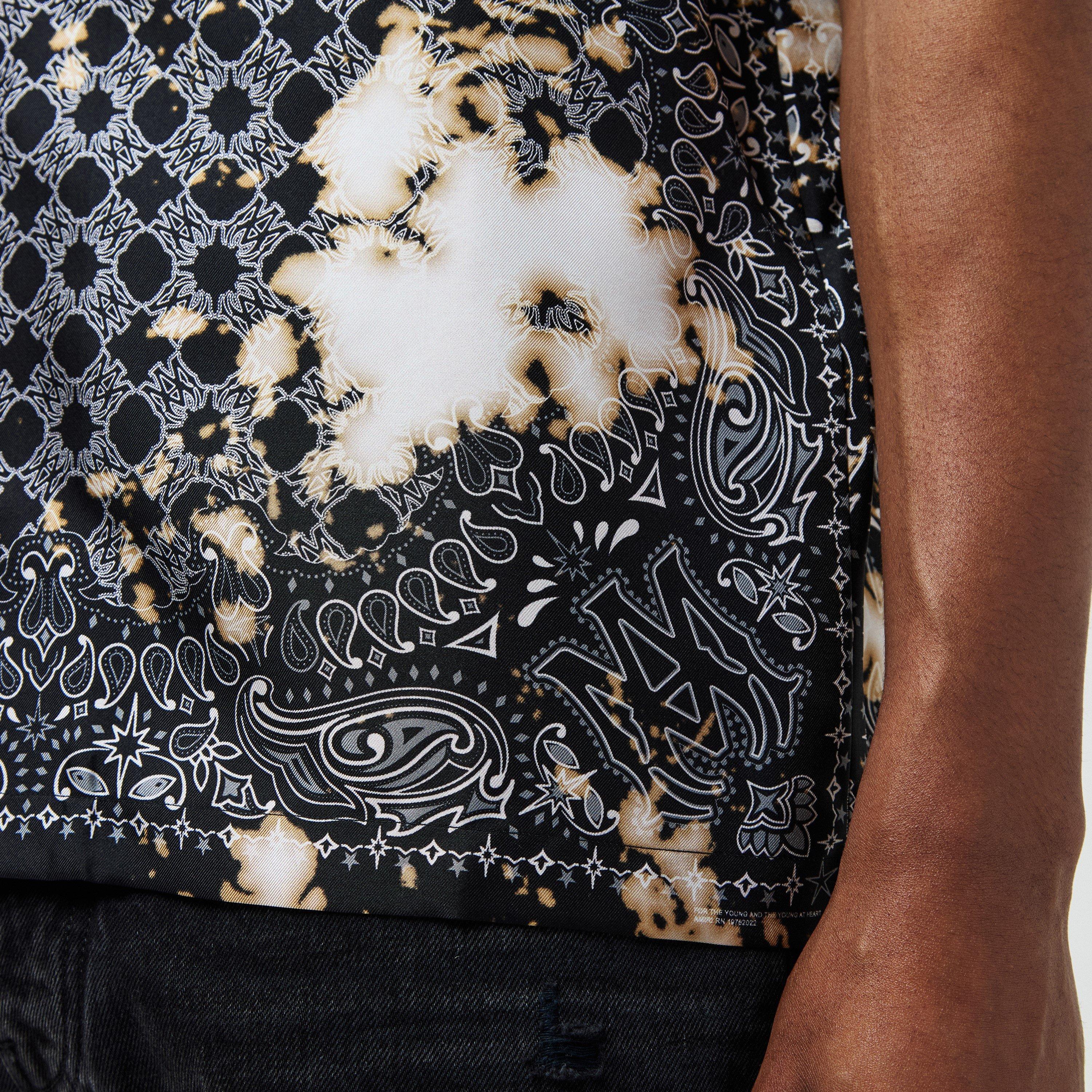 Black - Amiri - Men's Bowling Shirt - Short-Sleeve - 5