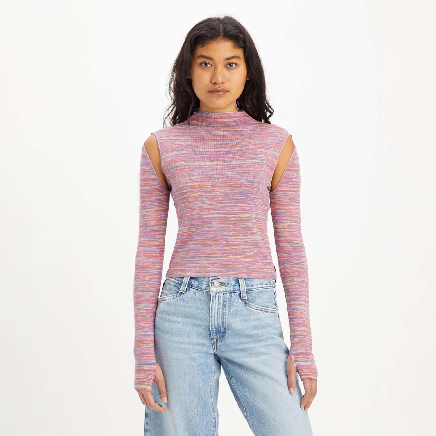 Pink - Levis - Women's Jupiter Cable Knit Jumper - 1