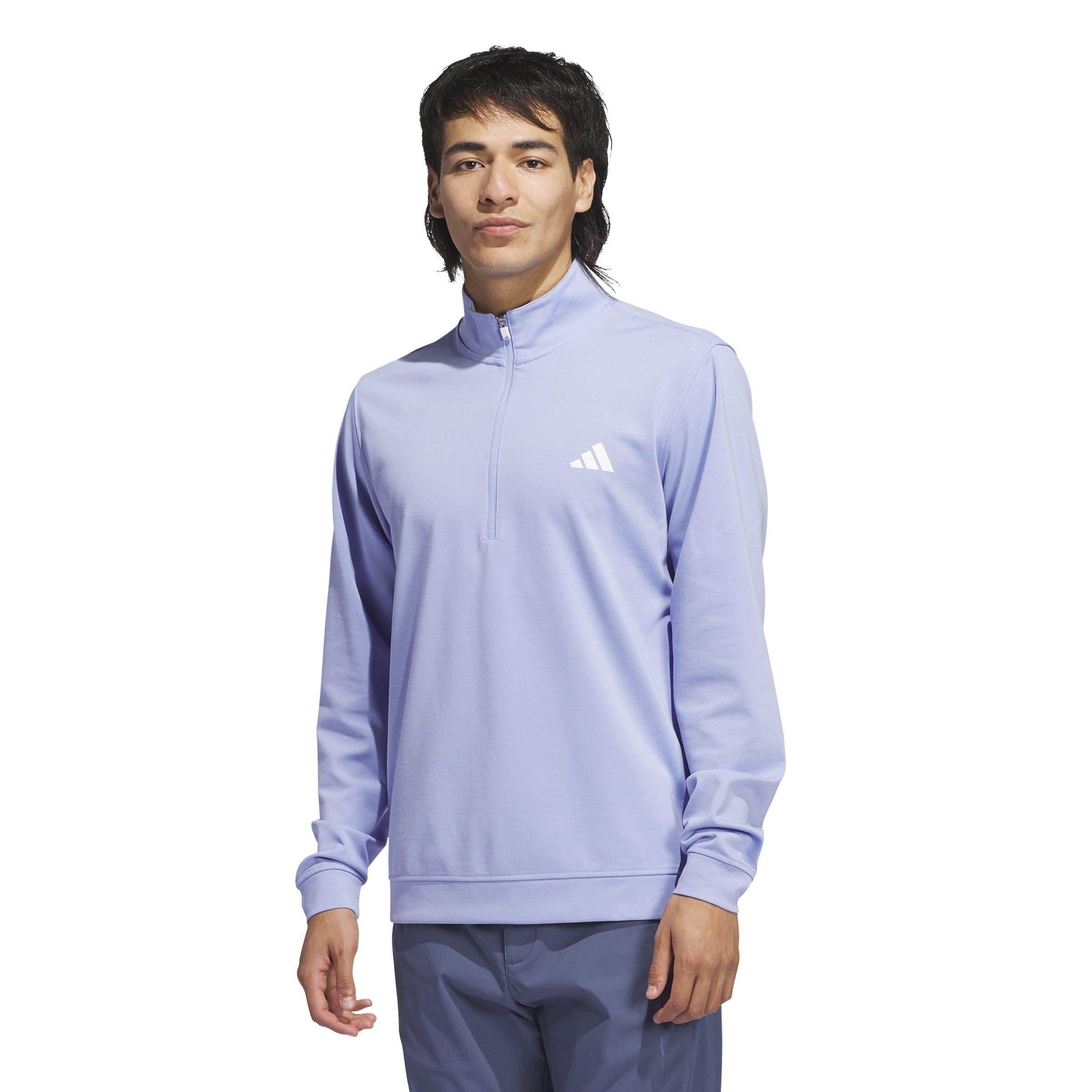 Scintilla blu - adidas - Elevated Quarter Zip Sweatshirt - 2