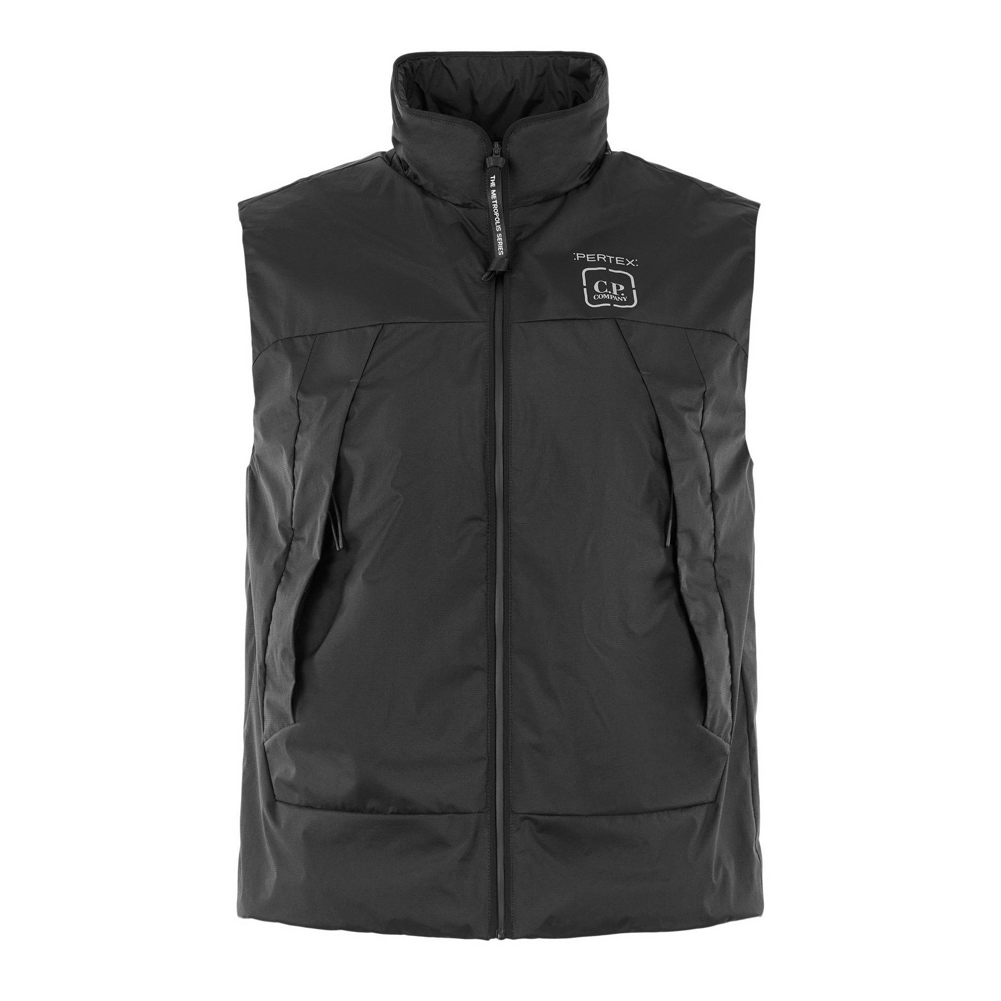 Cp Company Metropolis Men's Pertex Waterproof Gilet - Black 999 - XL (52)