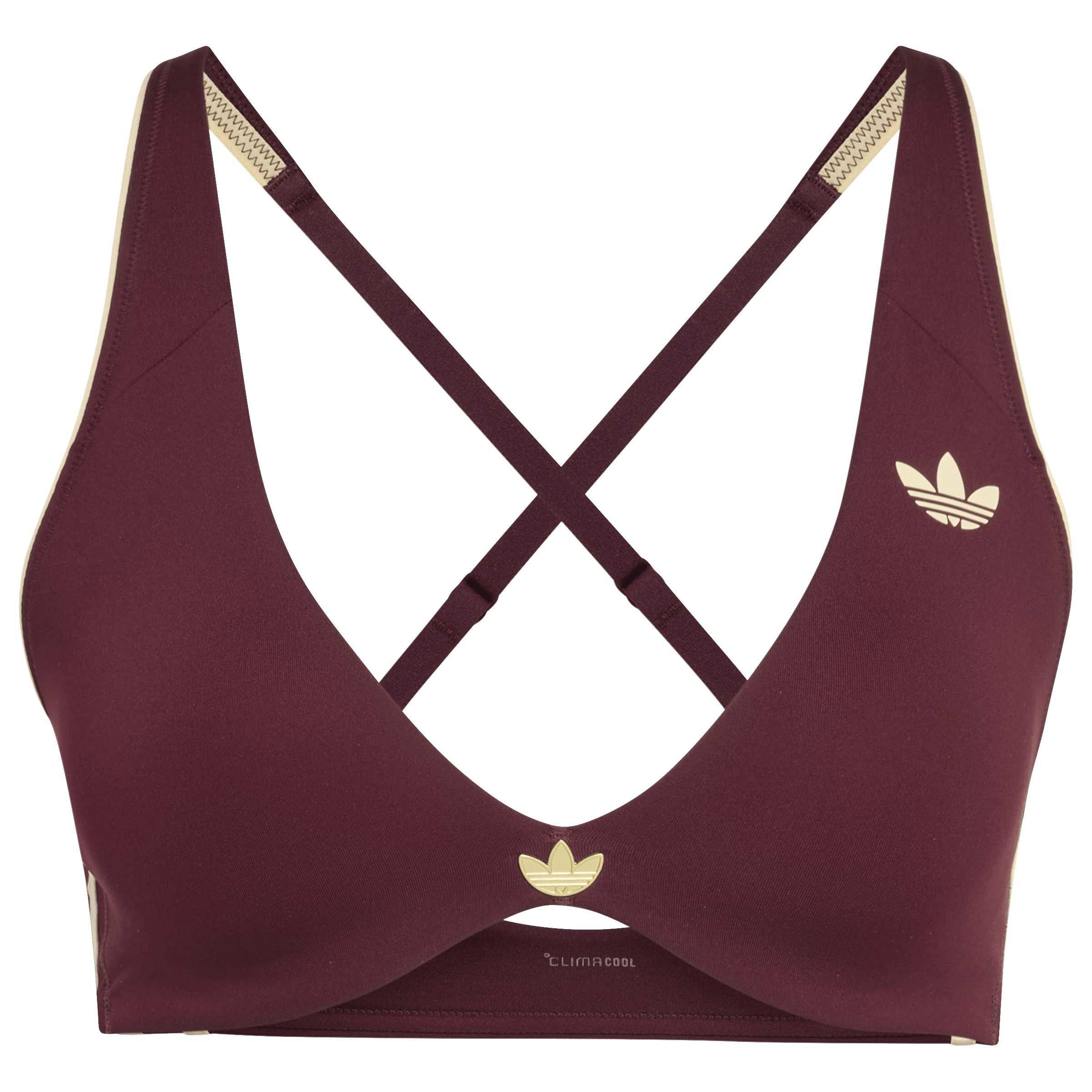 Kastanjebruin - adidas - Adidas Originals Sport Low Impact Sports Bra Womens - 1