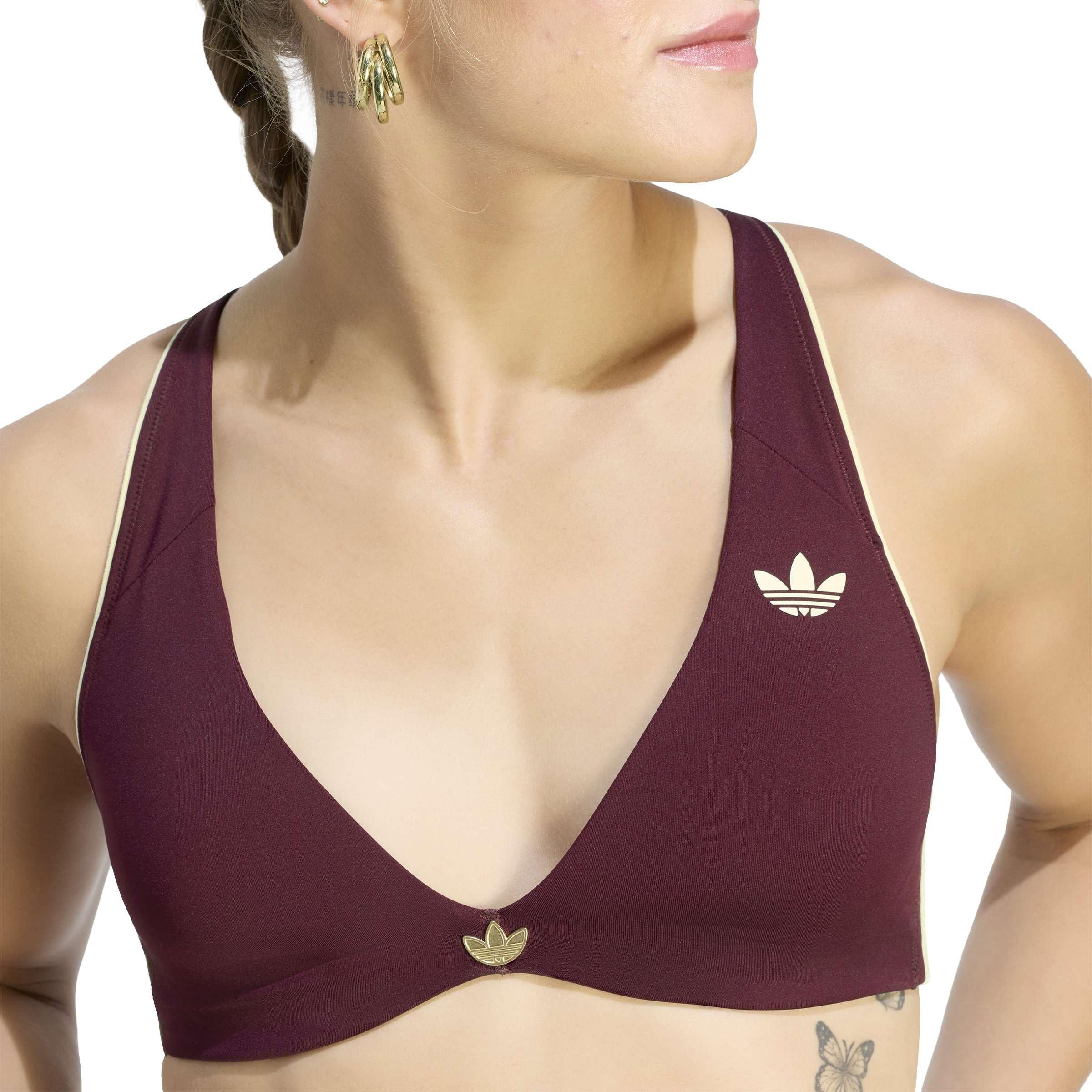 Kastanjebruin - adidas - Adidas Originals Sport Low Impact Sports Bra Womens - 5