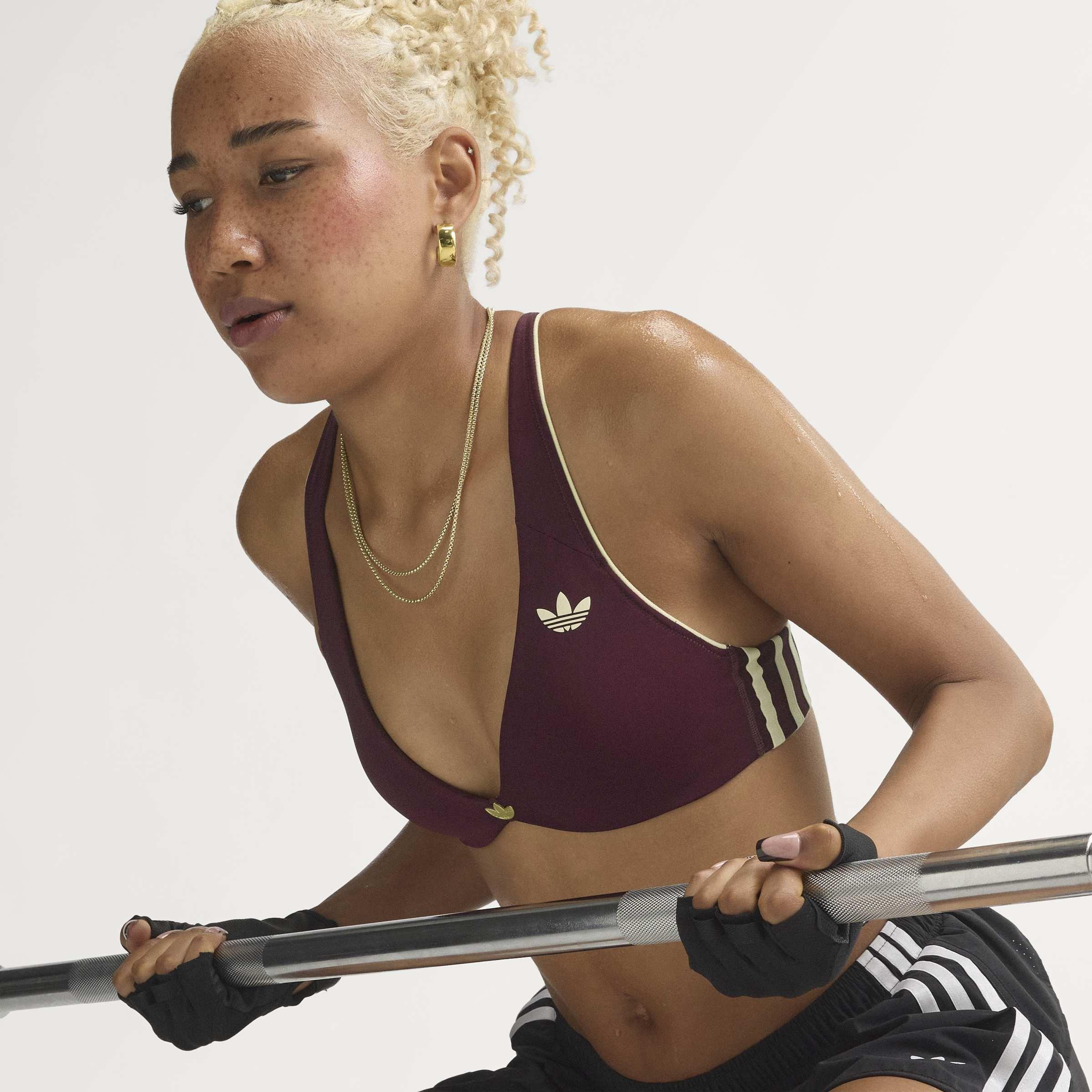 Kastanjebruin - adidas - Adidas Originals Sport Low Impact Sports Bra Womens - 8