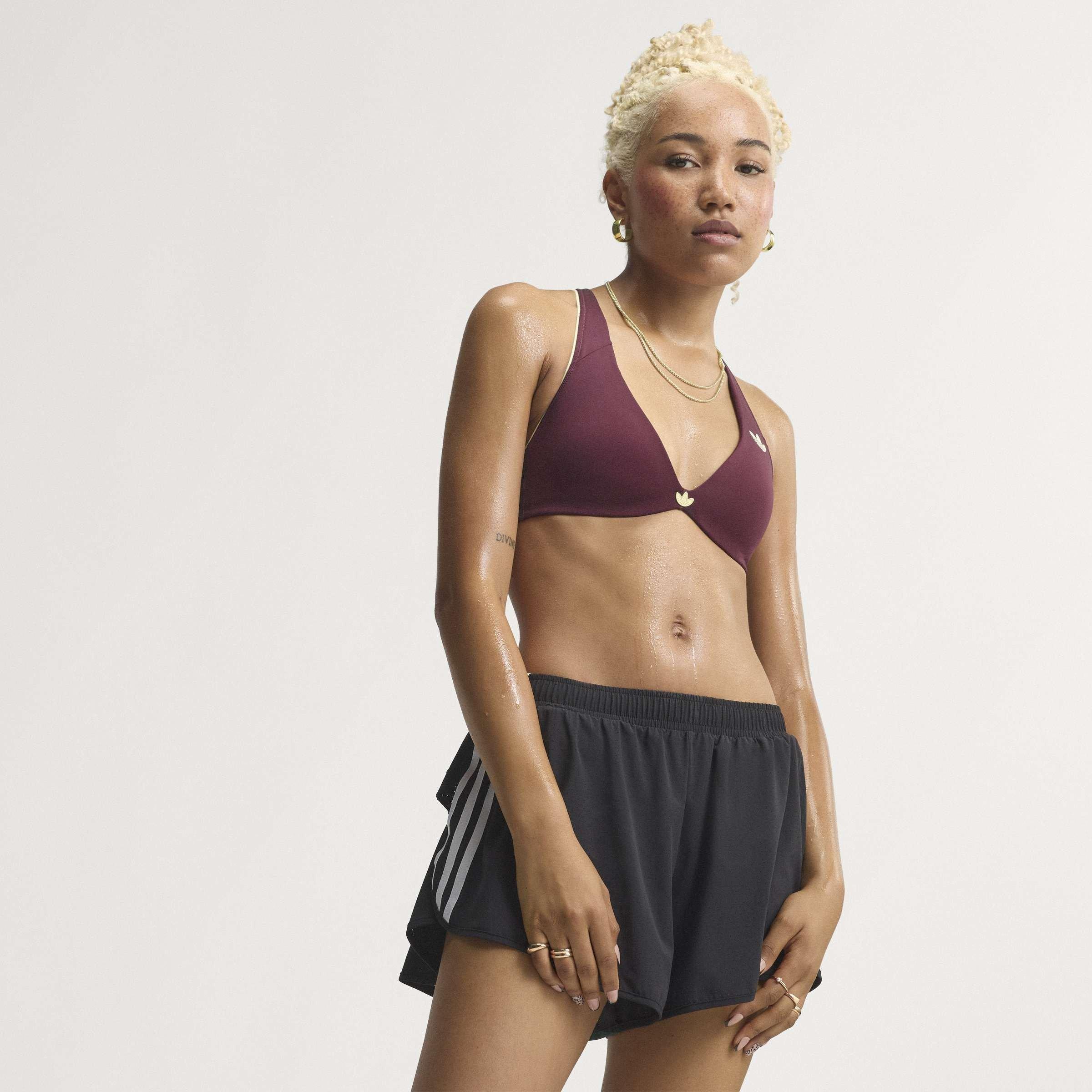 Kastanjebruin - adidas - Adidas Originals Sport Low Impact Sports Bra Womens - 9