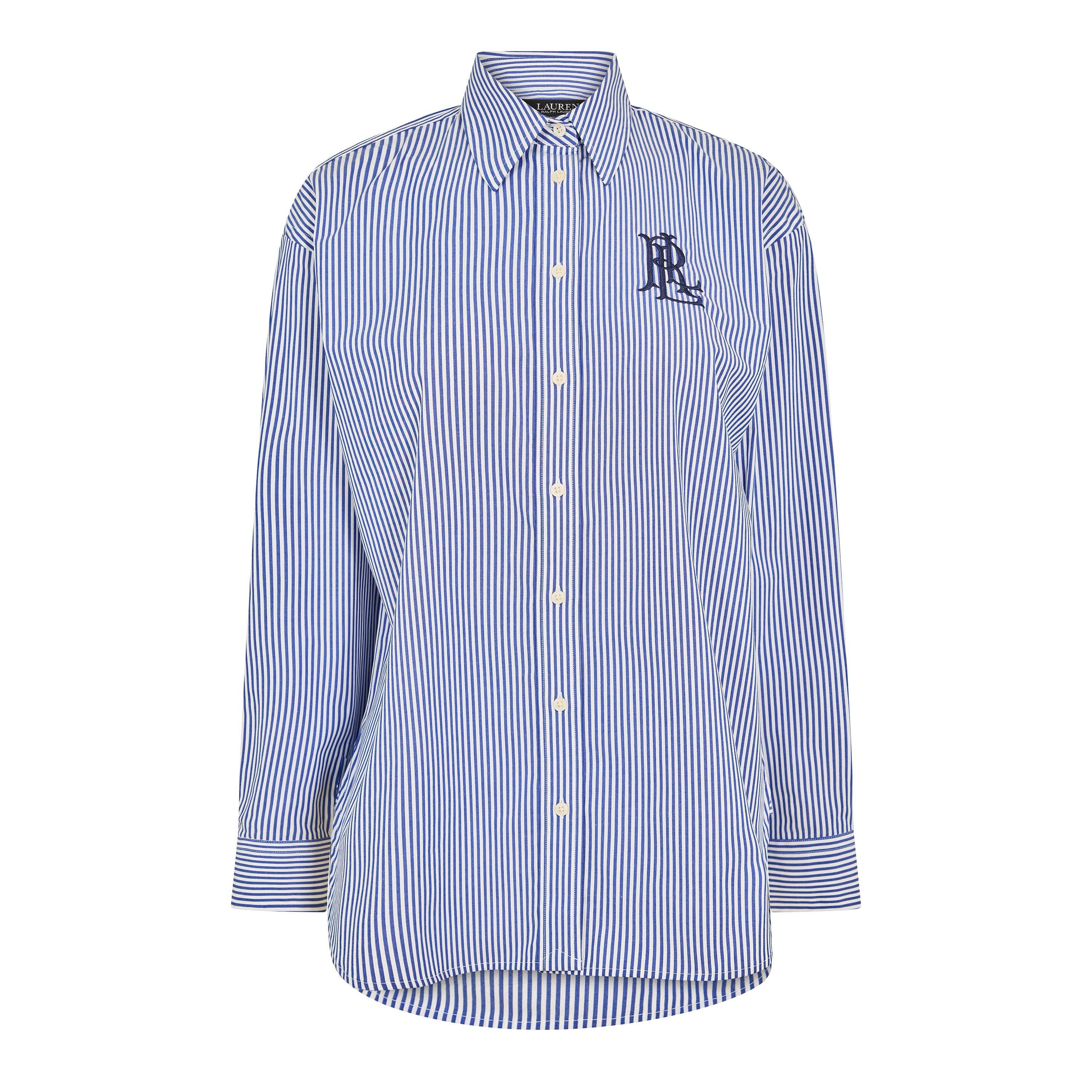 BLUE/WHITE - Lauren by Ralph Lauren - LRL Kotta shirt Ld62 - 1