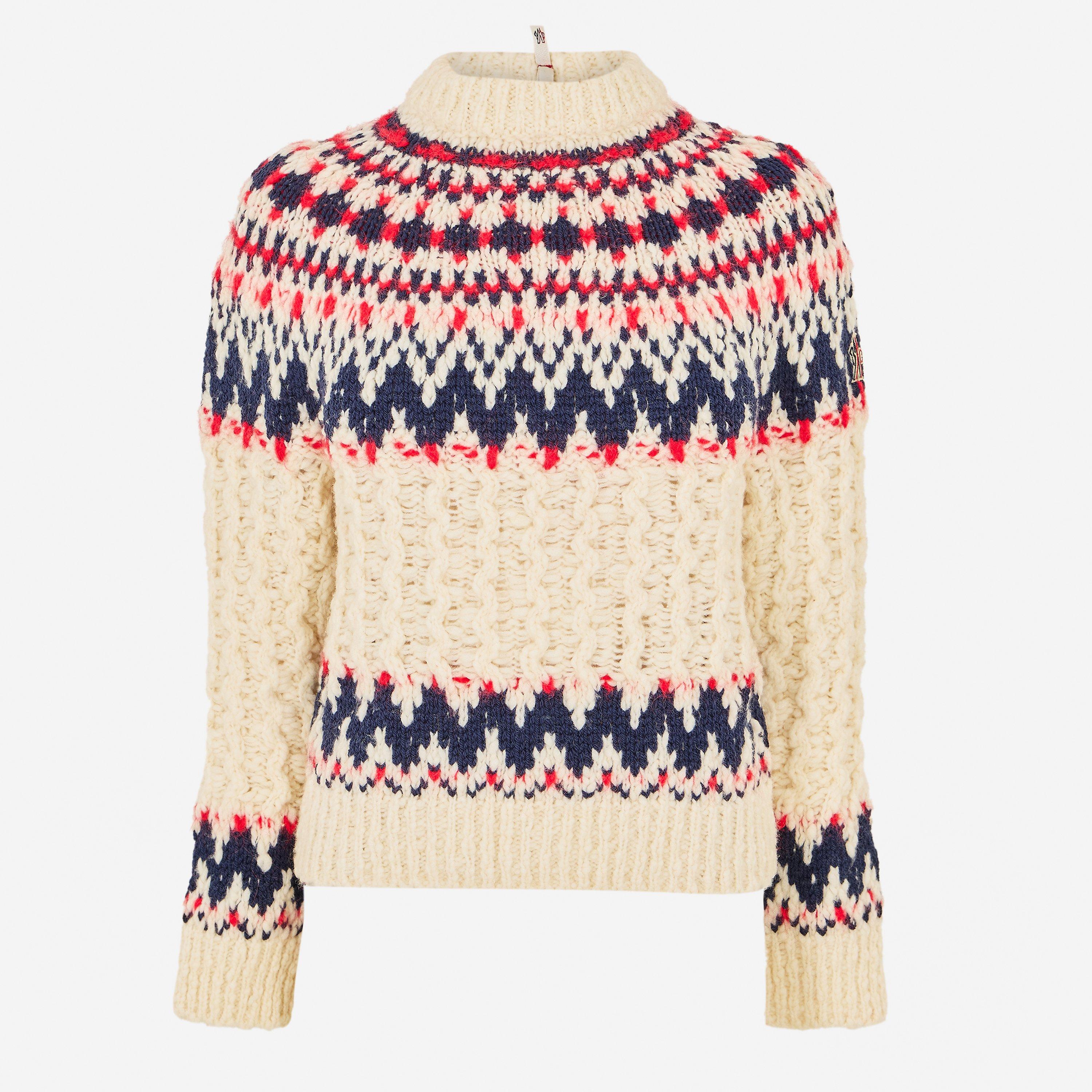 Cream - Moncler Grenoble - Women's G Crew Neck Jumper - 1