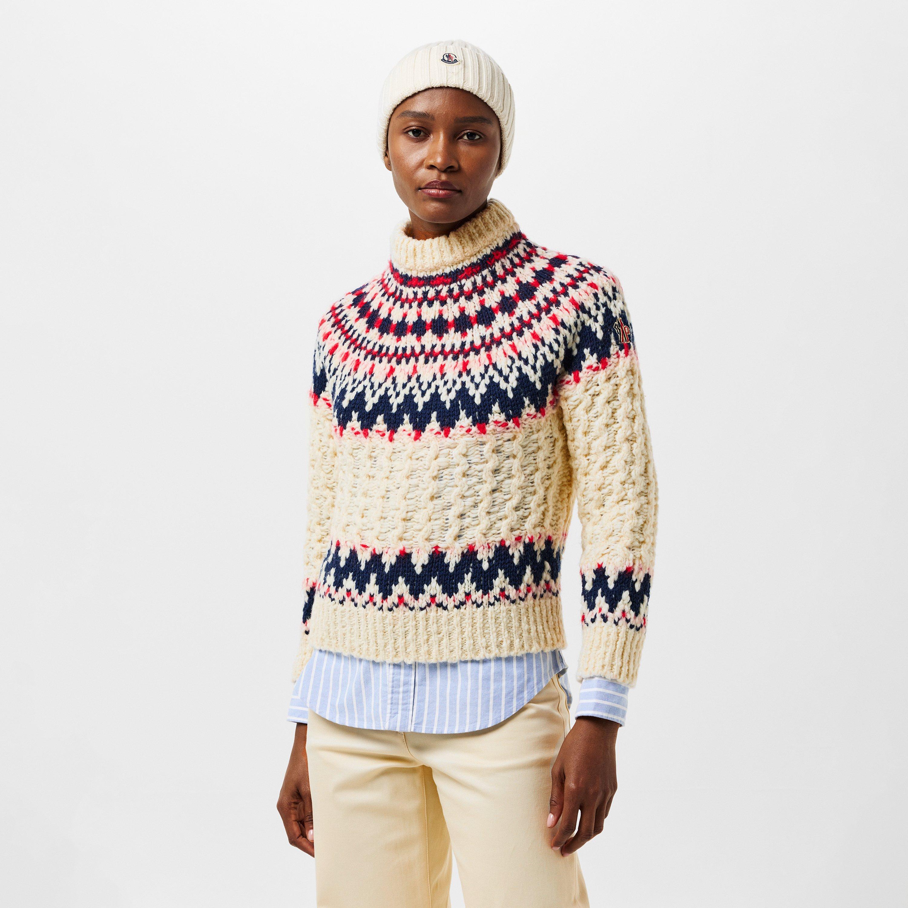 Cream - Moncler Grenoble - Women's G Crew Neck Jumper - 3