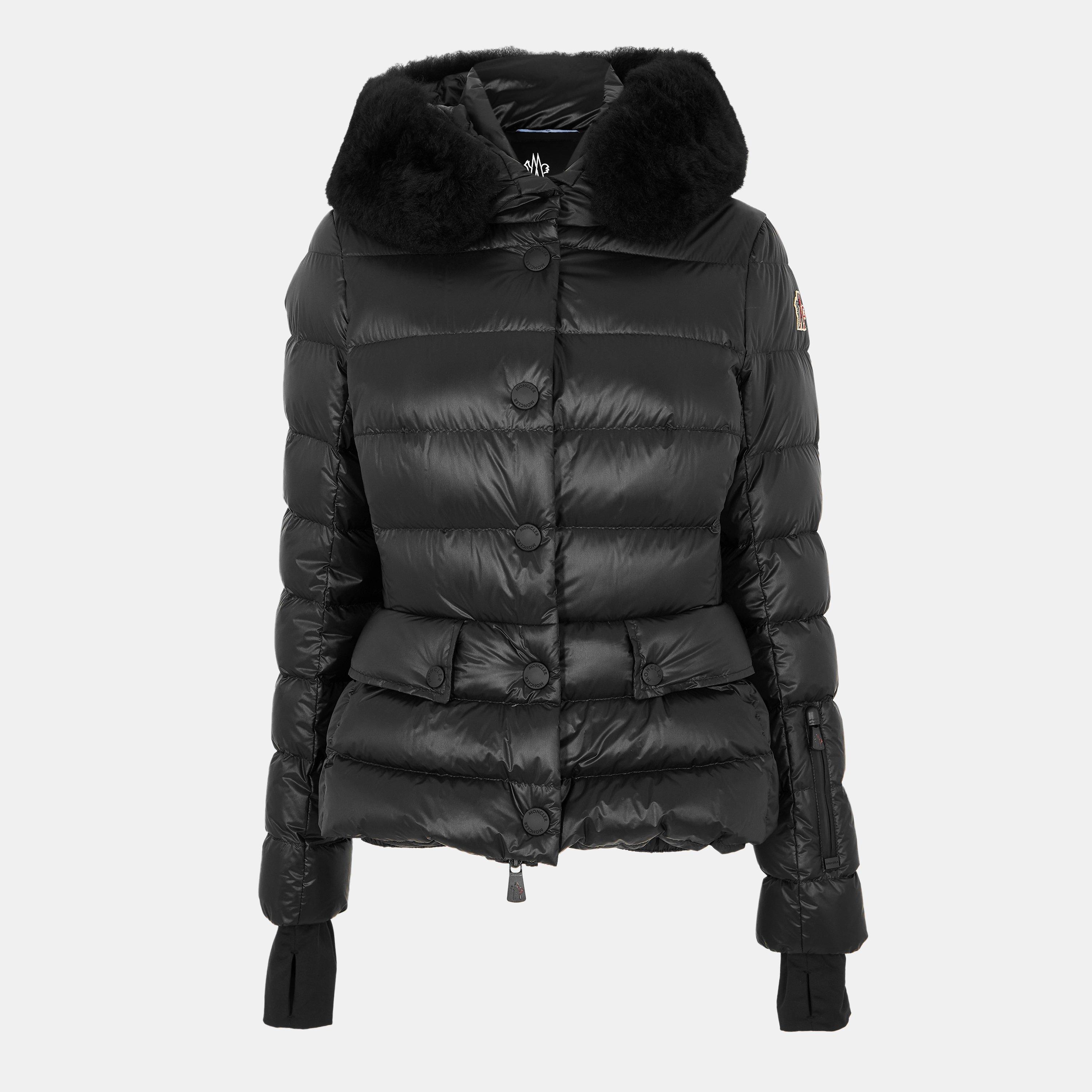 Black 999 - Moncler Grenoble - Women's Short Puffer Jacket - 1