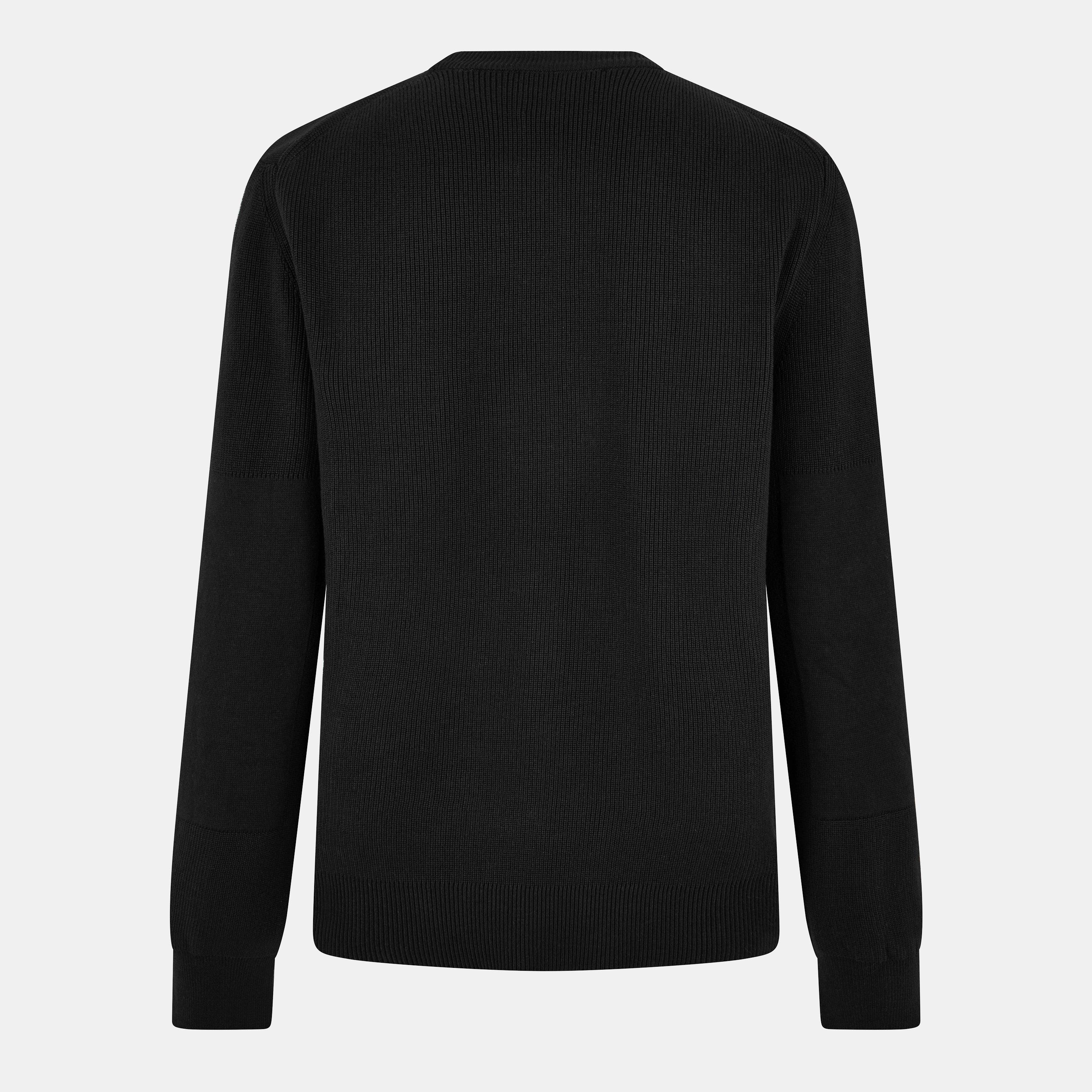 Black - Belstaff - Men's Command Crew Neck Jumper - 2