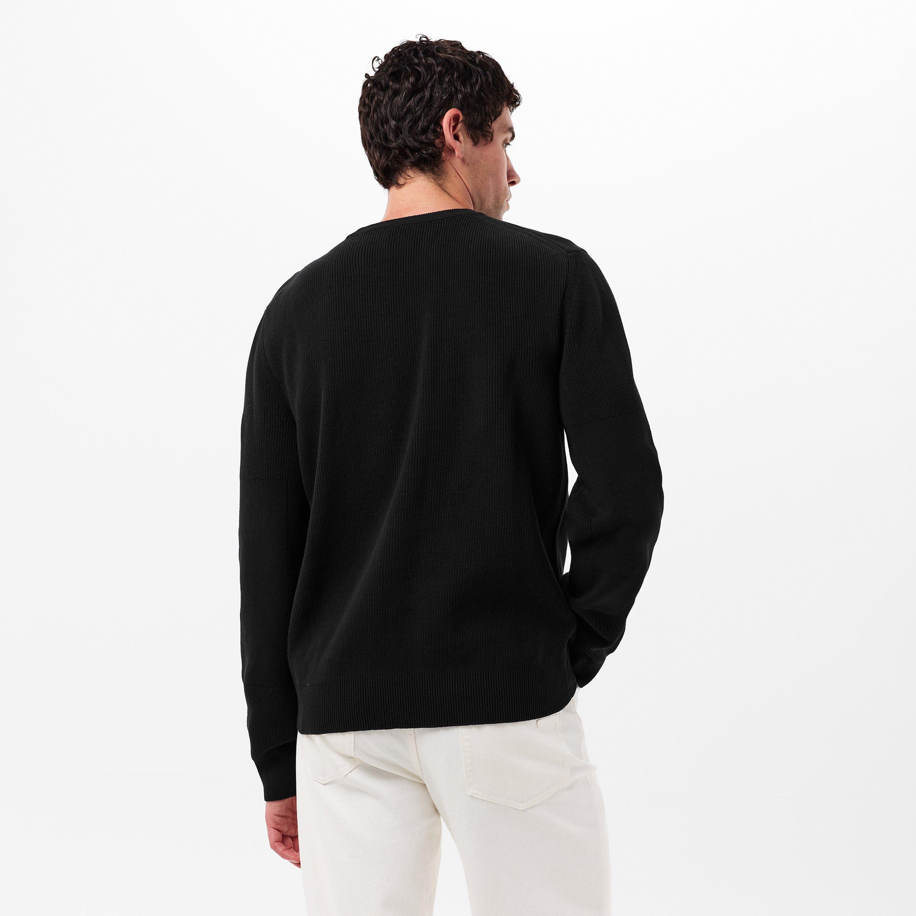 Black - Belstaff - Men's Command Crew Neck Jumper - 4