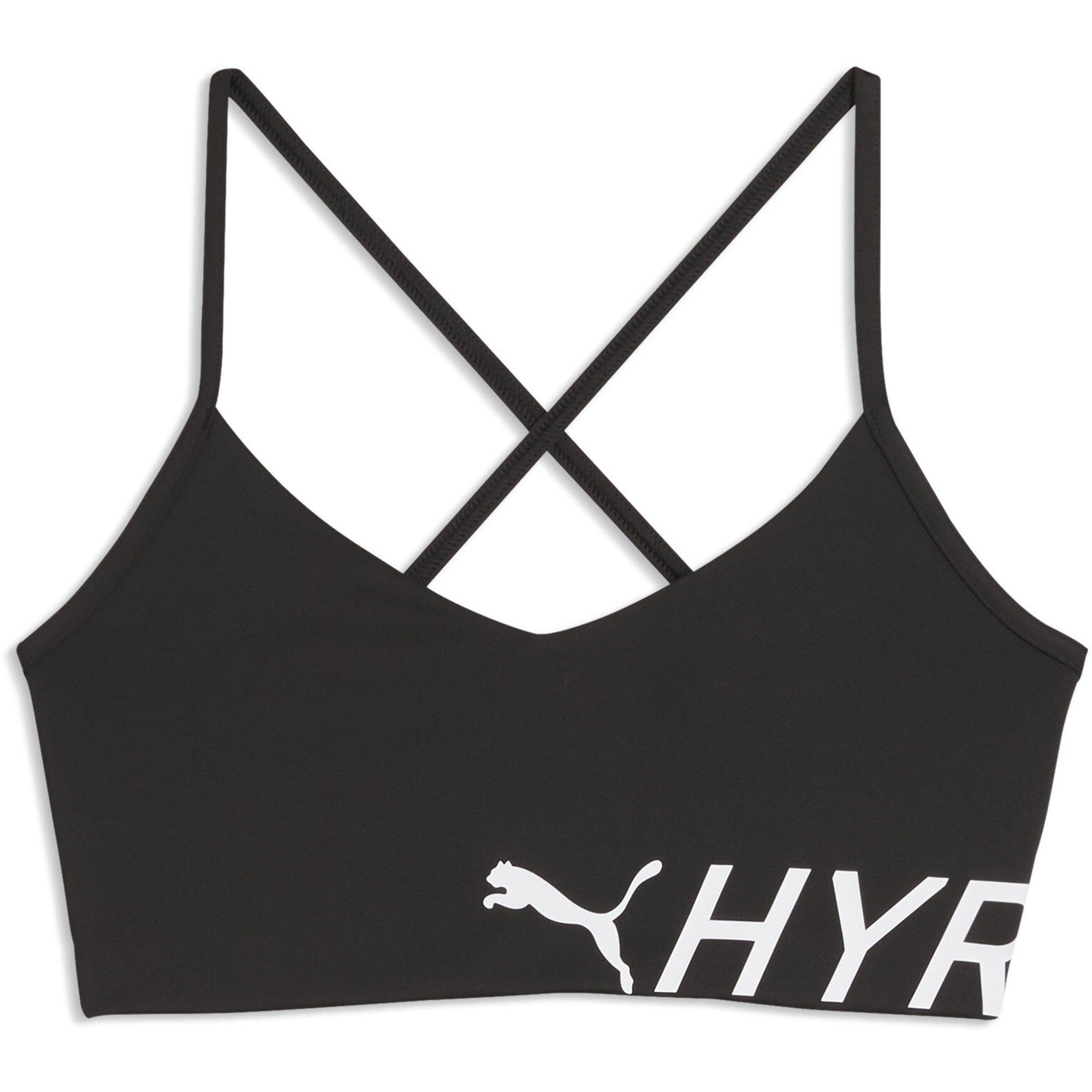 Crna - Puma - Women's Hyrox Non-Wired Medium Impact Sports Bra - 1