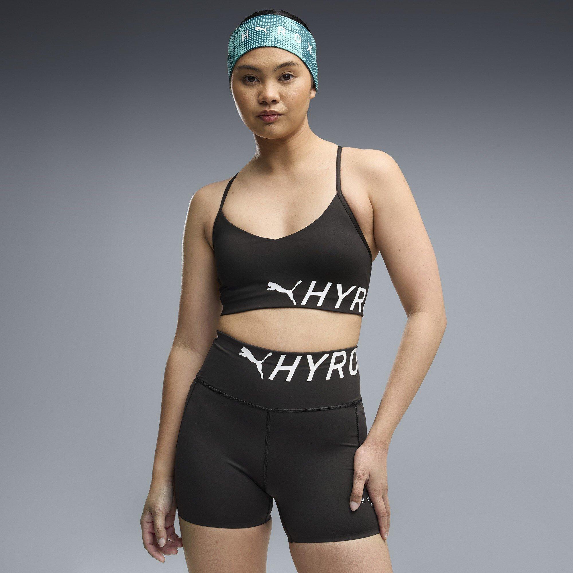 Crna - Puma - Women's Hyrox Non-Wired Medium Impact Sports Bra - 3
